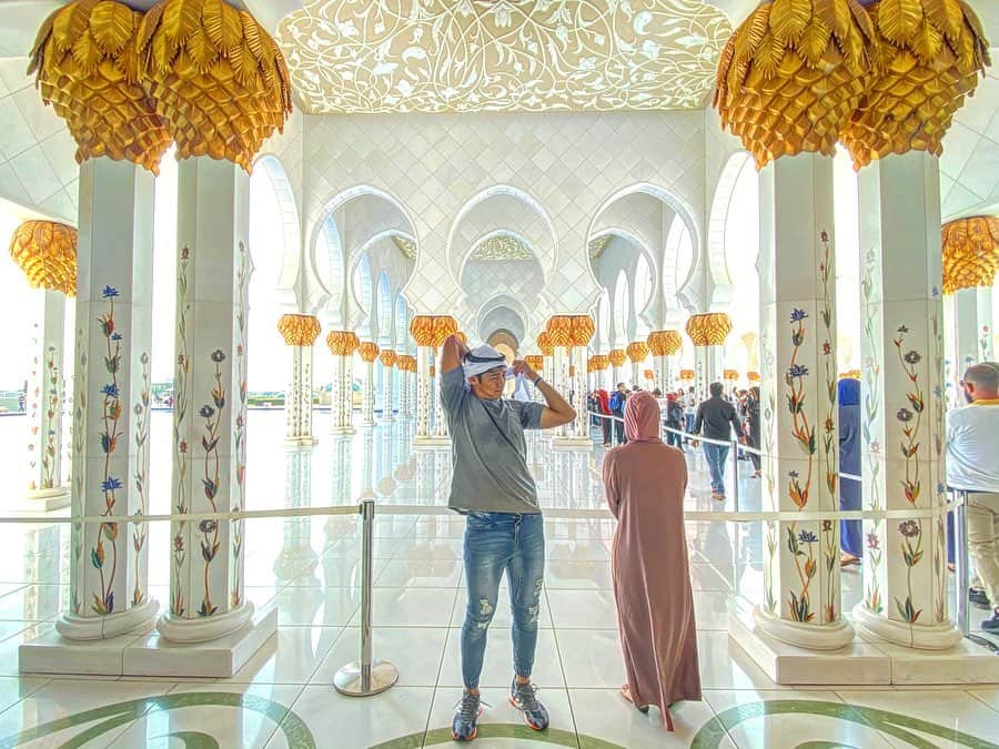 藤田慶和さんのインスタグラム写真 - (藤田慶和Instagram)「Shiekh Zayed Grand Mosque🕌 #セブンズ #日本代表 #sevens #japan #dubai #dubai7s #mosque #sheikhzayedmosque」12月11日 19時45分 - yoshikazu15