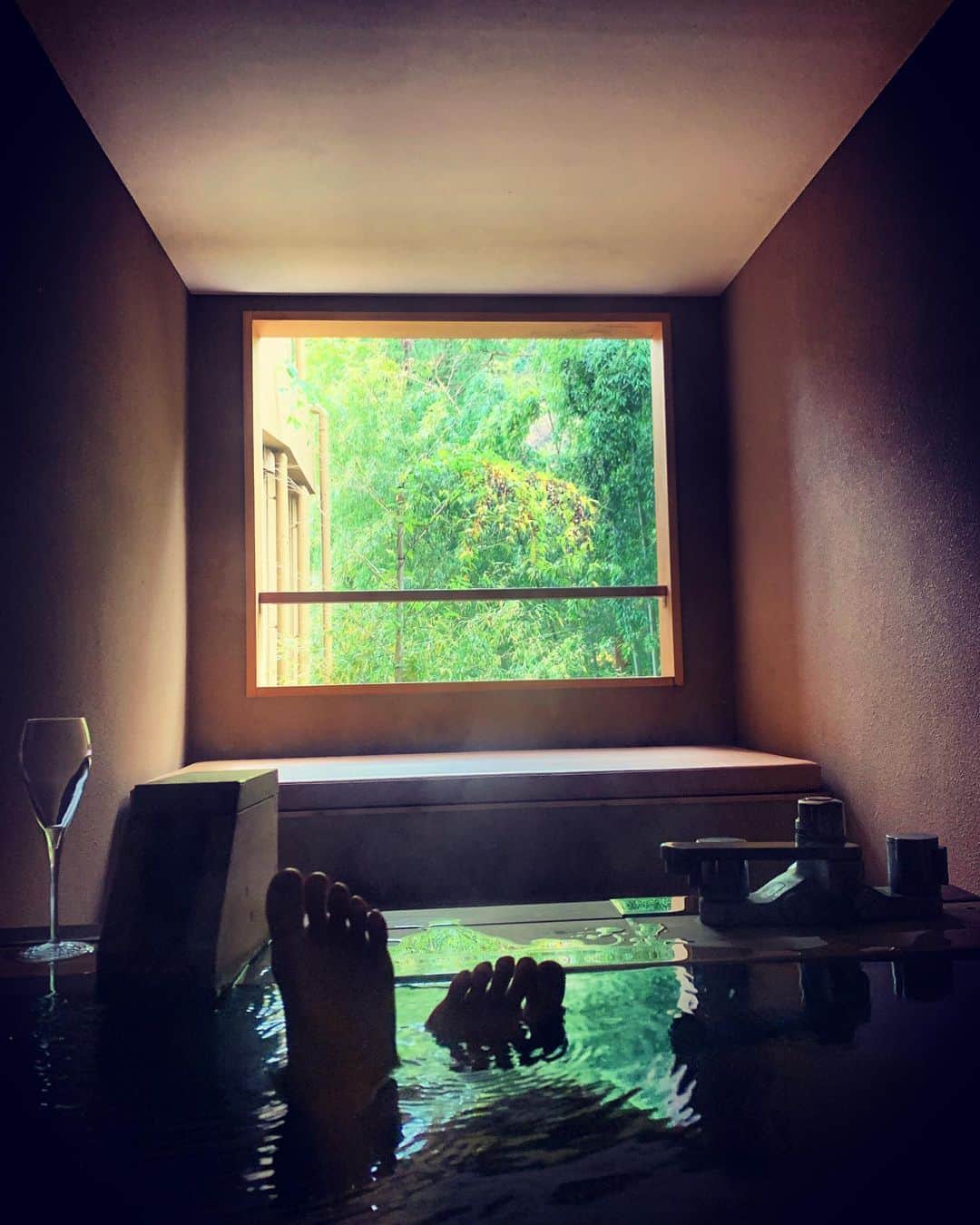 ミーシャ・ジャネットのインスタグラム：「I’m just happy to be healthy. My birthday present to myself was a little break from posting on Insta and some personal 癒し. Three years ago I started a career change, getting on a Shinkansen and have yet to get off it. But I think I’m finally learning how to drive the thing , so I can make it take me far in the direction I want to go.  Have enjoyed every step of the way- Thank you to my family, both by blood and by geography for being there - we all have our own hopes and dreams (and schedules) to deal with and I feel lucky to be a part of yours as you are with mine.  Not sure what’s in store, but “2020” sure has a nice ring to it ☺️ 日本語での書き込みをどんだけさぼったか、、ごめんなさい。無事にもう一年生きてこれました☺️もう36歳！自分へのプレゼントに、ちょっとしたsns 休憩と、癒しをしてきました。もっともっとゆっくりしたいな、と思いきや世界は回る一方だから油断できないだろう😩と自分に対するプレッシャーが高まってばかり。でも、唯一わかるのが来年は日本ではいろいろ起きてるだろうし、自分にはできることことはまだまだあるし、当分は頑張るわ💪🏻2020年って響きがいいなぁ。 そして限界を見極めて、たまには休憩を。 支えてきた皆様に感謝をしてます。これからもよろしくお願いします🙇‍♀️🙇‍♀️ #happytobehere #instabreak #hakoneonsen #kinnotaketonosawa #露天風呂付き客室 #大人の休日 #instabirthday #latergram #rotenburo」