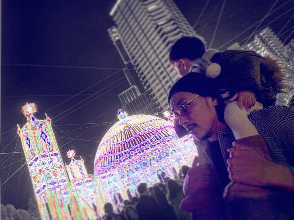 のインスタグラム：「Lumimarie Kobe.👪 #ルミナリエ #luminarie #kobe #神戸 #familytime」