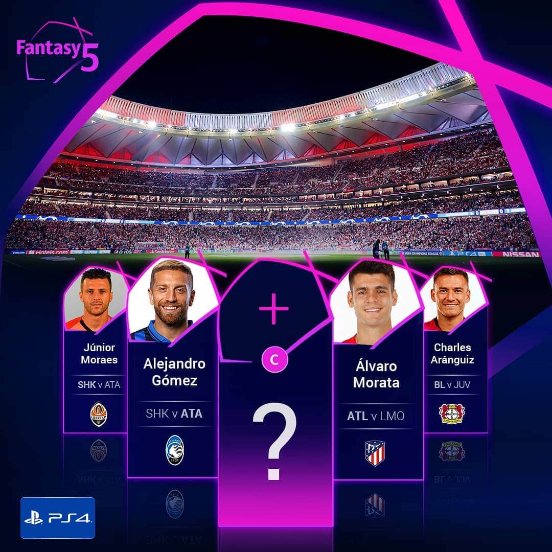 UEFAチャンピオンズリーグさんのインスタグラム写真 - (UEFAチャンピオンズリーグInstagram)「Who would you back to score the most points in Fantasy 5 tonight? 🤔  Play our 5-a-side fantasy game in the Gaming Hub app 📲」12月11日 22時46分 - championsleague