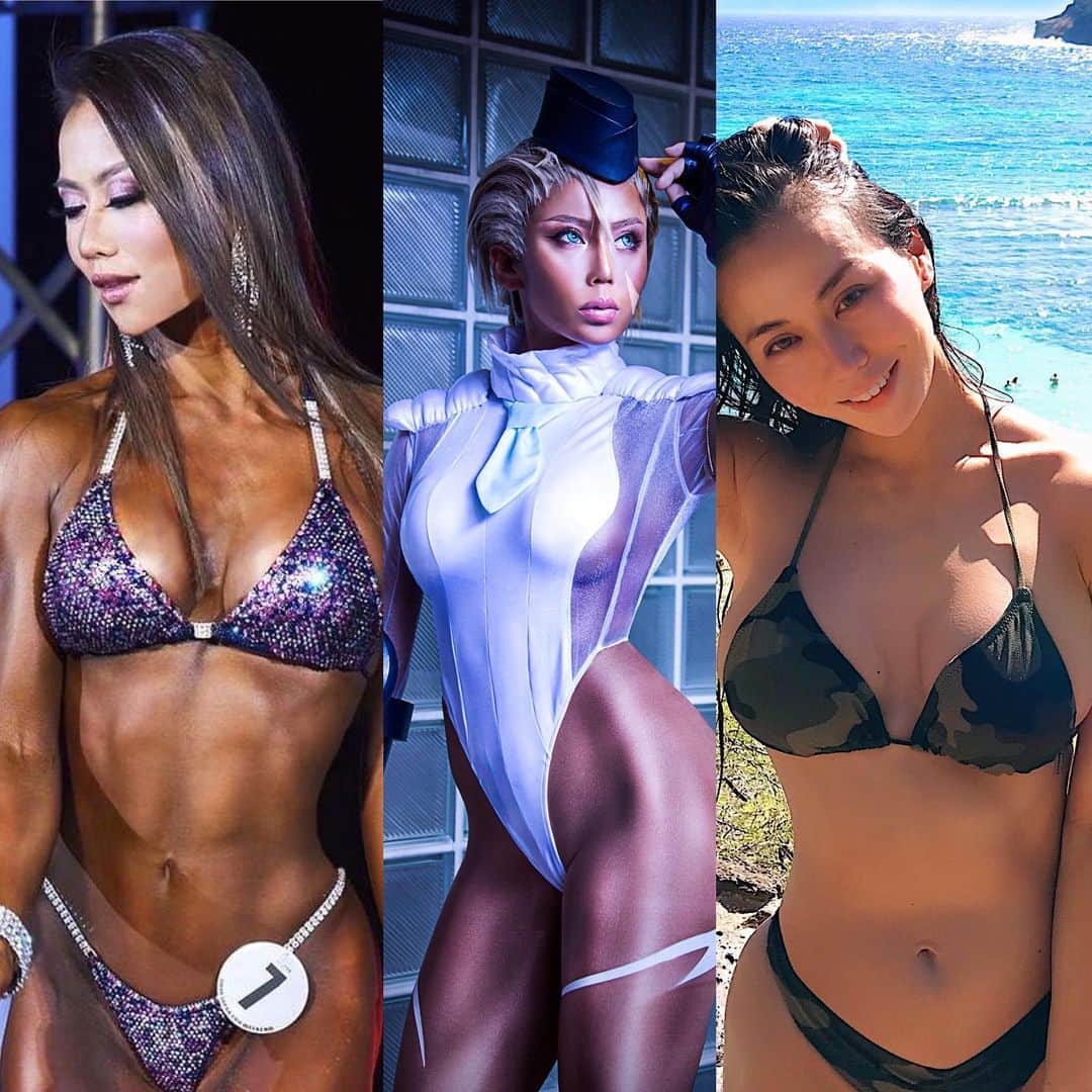 のインスタグラム：「・ 競技もコスプレもオフの姿も全部私だから、 ずっとどれかで居続けるのも、 どれかの姿だけを求められるのも、 それは私では無い。  これからも、 なりたい私になるために、 ボディメイクを続け、旅を続け、 好きなことに夢中になって成長していく。  #nztravel #nz #fitness #motivation #gym #cosplay #bikini #ifbb #beach #sea」