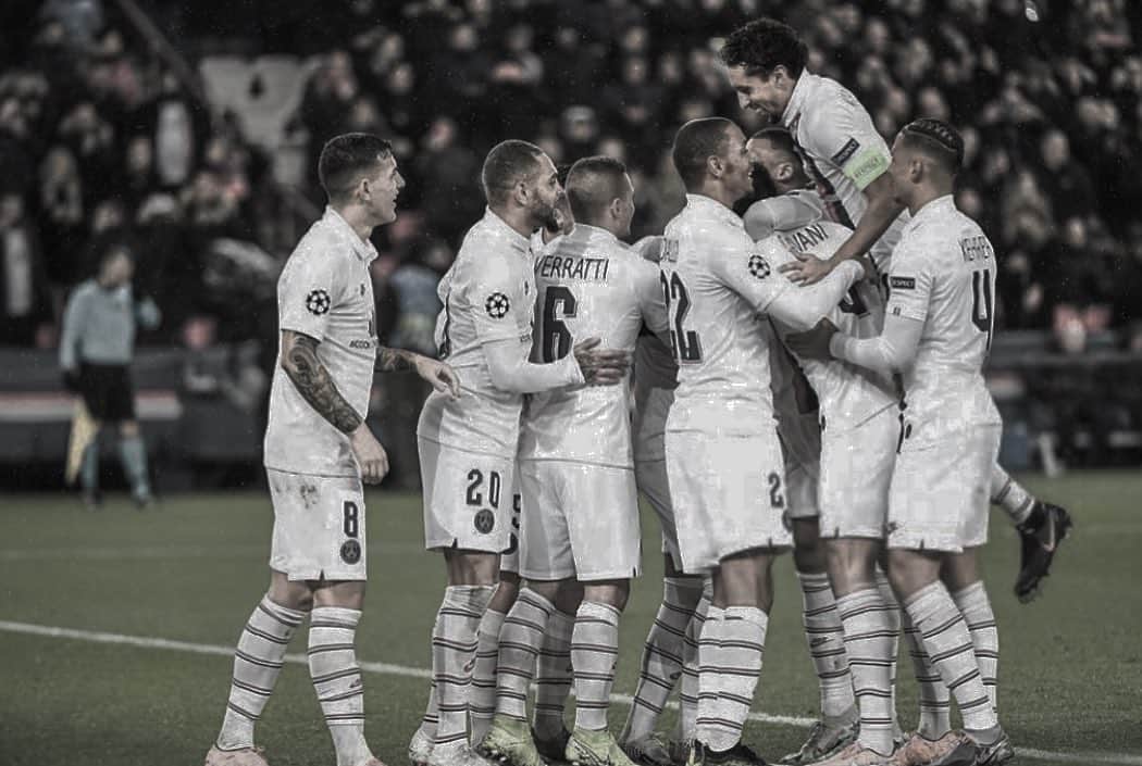 マルコ・ヴェッラッティのインスタグラム：「Team happiness @psg 🔴🔵」