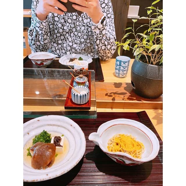 清川あさみさんのインスタグラム写真 - (清川あさみInstagram)「京都にて。お世話になっている方と大好きな　#啐啄つか本 さんでお食事したり、素敵なお蕎麦や、面白いカフェをまたまたまた見つけたり。色々な面白い場所や美味しいお店を見つけてます。カフェといえば祇園ちからには私の作品もあります✨Tsuru to Matsu (crane and pine)鶴は古くから誕生を象徴する存在であり人間の暮らしや生命を守ると言われてきたので松を中心に両側に夫婦鶴を。 cranes are said to live long lives and mate for life . #またまた移動中 #打ち合わせ色々 #祇園ちから #縁起よく🙏 #祇園  #鶴　#japan #gion #京都　#夫婦でお散歩　#写真とりあいっこ #天井がドライフラワーだらけのカフェも　#夫婦時間大事ね」12月12日 9時28分 - asami_kiyokawa