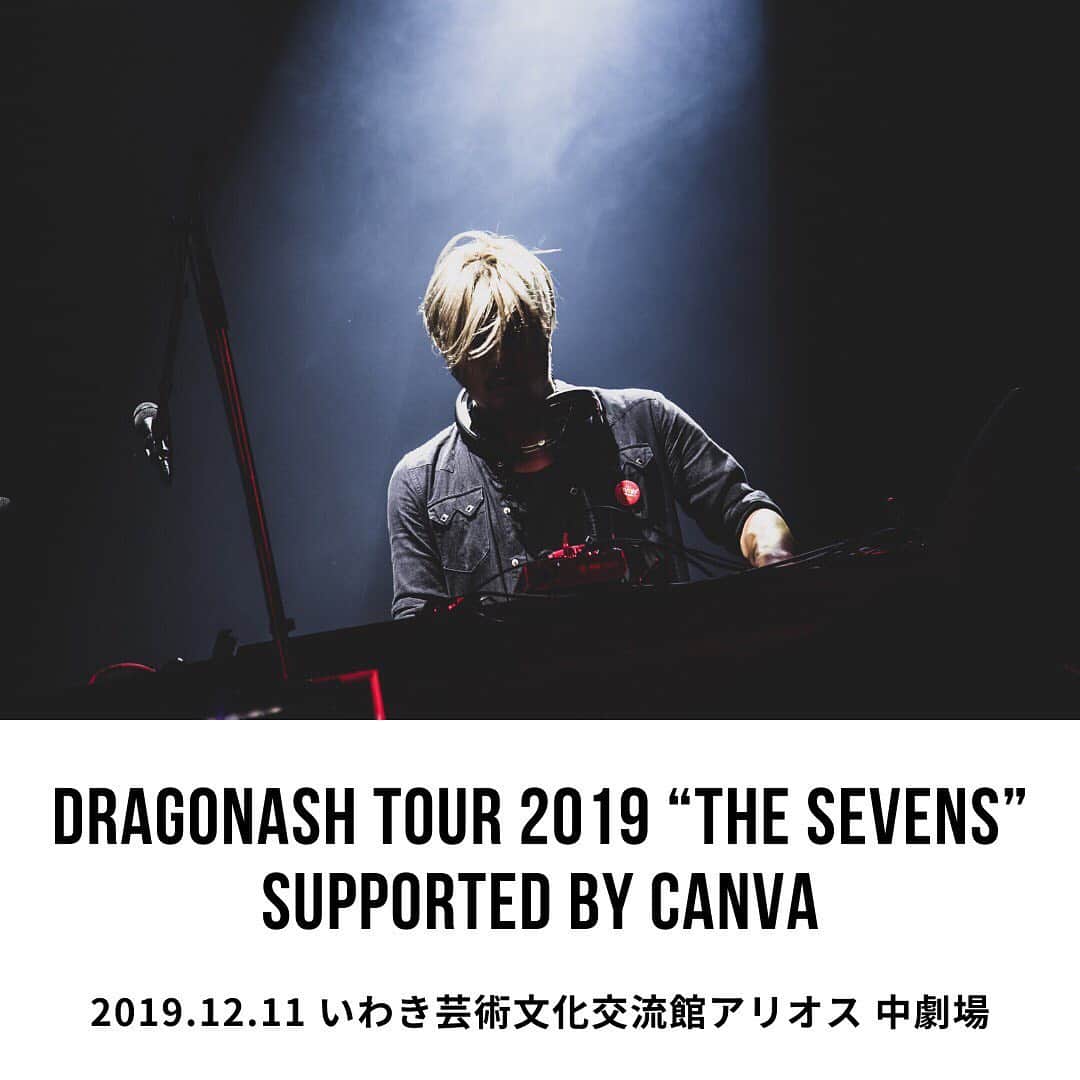 Dragon Ashさんのインスタグラム写真 - (Dragon AshInstagram)「DRAGONASH TOUR 2019 "THE SEVENS"  supported by Canva  @ いわきアリオス  #DA_livephoto photo by @nekoze_photo」12月12日 1時23分 - dragonash_official