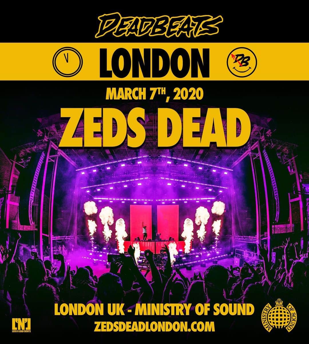 Zeds Deadさんのインスタグラム写真 - (Zeds DeadInstagram)「LONDON! We will be returning to @ministryofsound on March 7th. See you there! 🇬🇧 sign up for more info www.zedsdeadlondon.com」12月12日 1時19分 - zedsdead