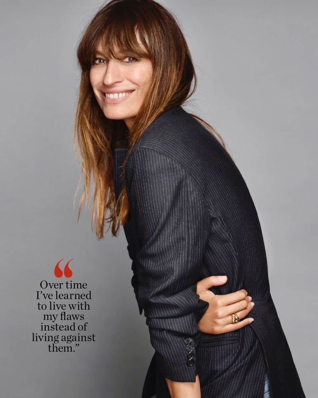 カロリーヌ・ド・メグレのインスタグラム：「🇺🇸 INSTYLE Magazine 🇺🇸Out today ❤️ Thank you for the great interview  @samanthajsimon & @laurabrown99 you rock! @instylemagazine  Photo @nicobustos」