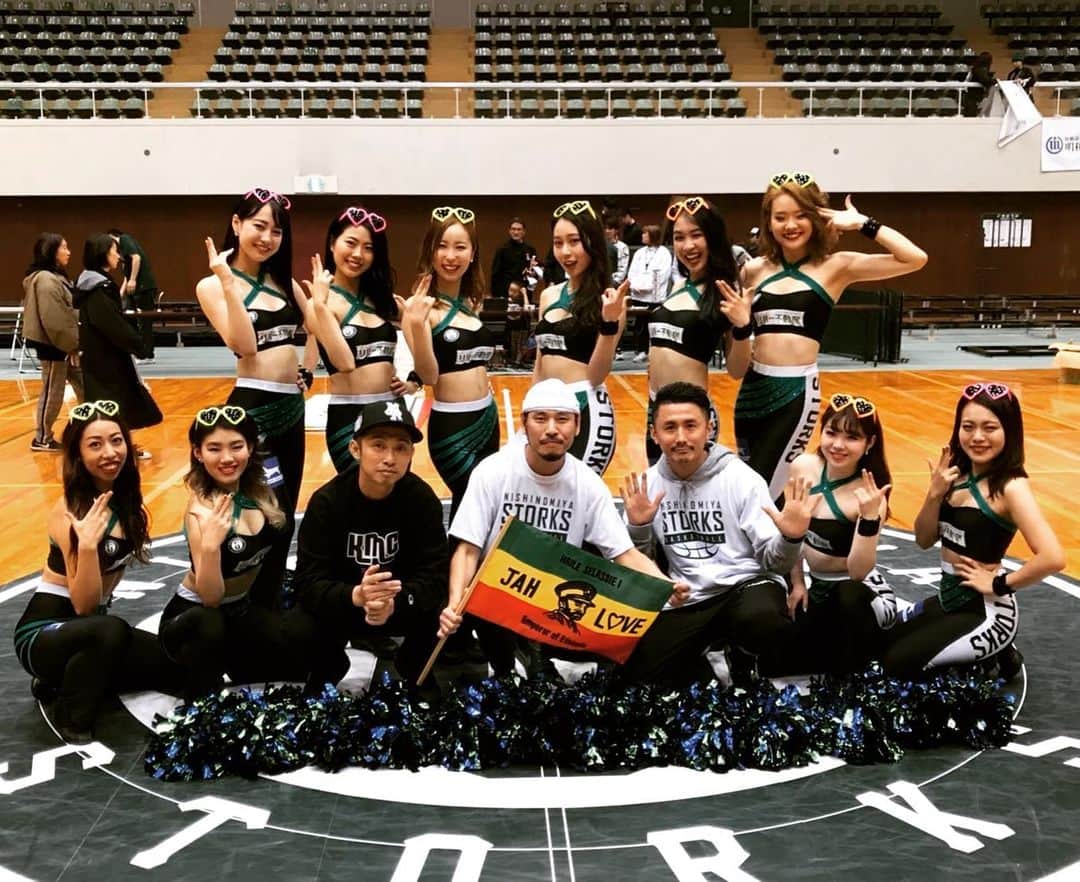 RYO the SKYWALKERのインスタグラム：「西宮STORKS “REGGAE NIGHT” ありがとうございました！🏀 #西宮ストークス #Bリーグ #STORKS #西宮市立中央体育館」