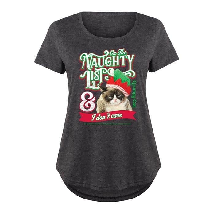 Grumpy Catのインスタグラム：「NEW Grumpy Cat Tees for the whole family! Great stocking stuffers... Get them at http://grumpy.cat/imtees Link in bio #Christmas #gift #giftideas #presents #present #holiday #holidays #holidayseason #stockingstuffers #stockingstuffer #happyholidays」