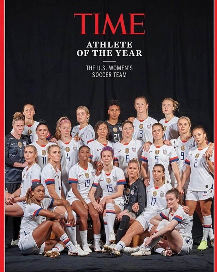 ミーガン・ラピノーさんのインスタグラム写真 - (ミーガン・ラピノーInstagram)「Thank you @time for recognizing this TEAM, and all that we stand for, on and off the field. 🙏」12月12日 5時00分 - mrapinoe