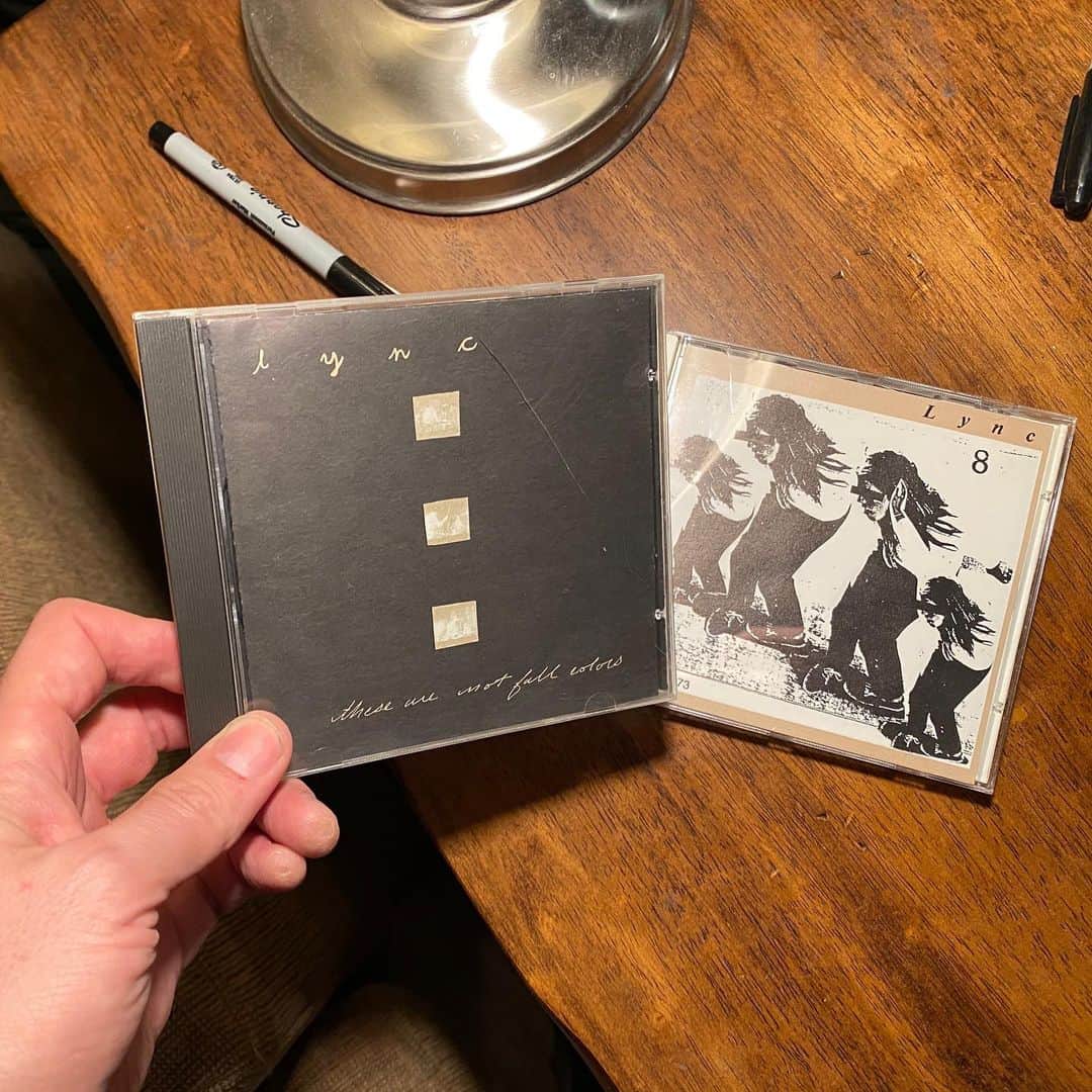 ジム・アドキンスのインスタグラム：「Sometimes I’m very very glad I never sold my CD collection. These Are Not Fall Colors is one of my favorites. And, harder to find now.」