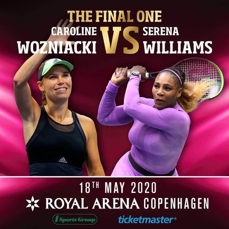 CarolineWozniackiさんのインスタグラム写真 - (CarolineWozniackiInstagram)「My final match, May 18th, 2020 in Royal Arena in Copenhagen! Playing against my dear friend @serenawilliams. For tickets, link in my bio!」12月12日 5時31分 - carowozniacki