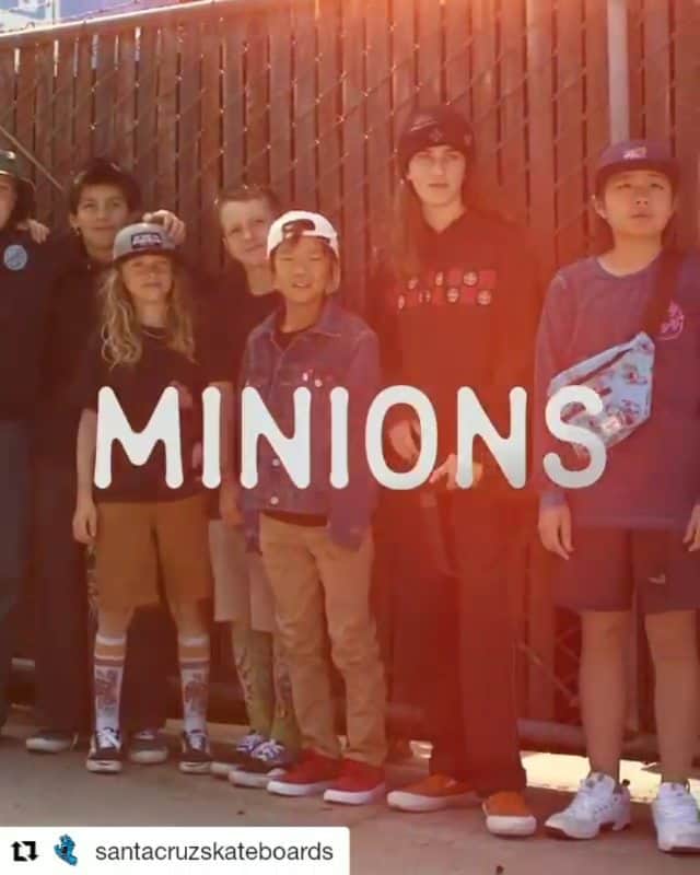 岡本碧優のインスタグラム：「✔️✔️✔️ #Repost @santacruzskateboards ・・・ Our first installment of our new “MINIONS” series is now live! Whats a Minion you ask? Head over to our YouTube channel and see for yourself! Link in bio 📺 #SantaCruzSkateboards 🎥 @thekillatapes @curbkiller @_nickhanson  @santacruzskateboards @santacruzwmns @independenttrucks @rictawheels @bronsonspeedco @dcshoes_japan @dc_skateboarding @hi_5.skatepark @division_osaka @triforce_krew #6556skateboarding @mktaxi.jp」
