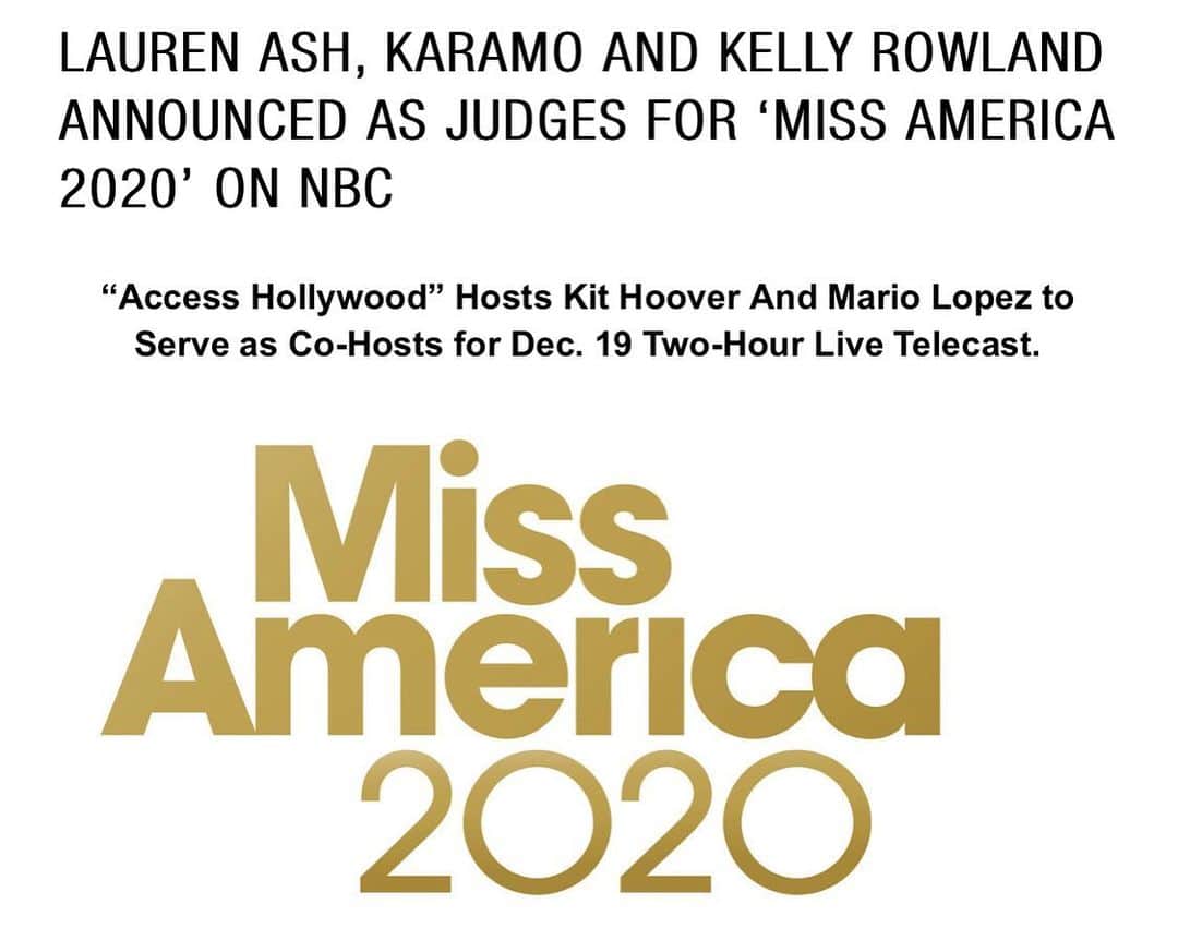 ローレン・アッシュさんのインスタグラム写真 - (ローレン・アッシュInstagram)「So excited to officially share that I will be one of the judges for @missamerica 2020! Live December 19 on @Nbc!」12月12日 7時38分 - laurenelizabethash