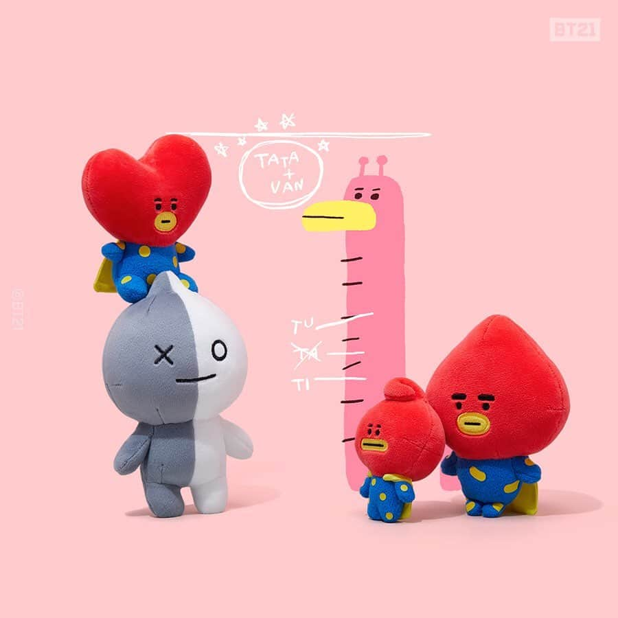 BT21 Stars of tomorrow, UNIVERSTAR!さんのインスタグラム写真 - (BT21 Stars of tomorrow, UNIVERSTAR!Instagram)「#BT21_UNIVERSE #DOLL_SERIES  #TATAedition  If one drapes a cape that fancy, 👑 who can question their authority?  Launching today in Korea, at #LINEFRIENDS Stores!  #BT21 #GlobalsInJan  Go Find Yours> Check out the product tag!」12月12日 11時07分 - bt21_official