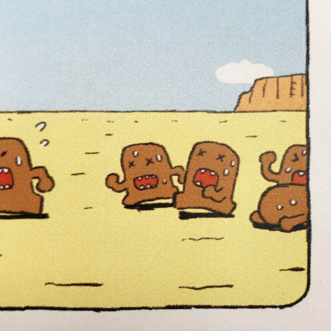 合田経郎のインスタグラム：「どーもくんの漫画、描いてまーす。 #どーもくん #ねーねー #domo  #domokun」