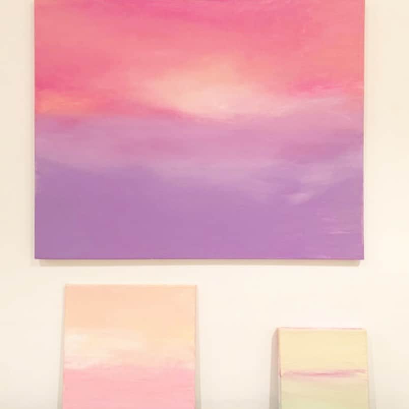 のインスタグラム：「Paintings of Ocean and Sky  海と空の絵たち。  @m_de_grace」