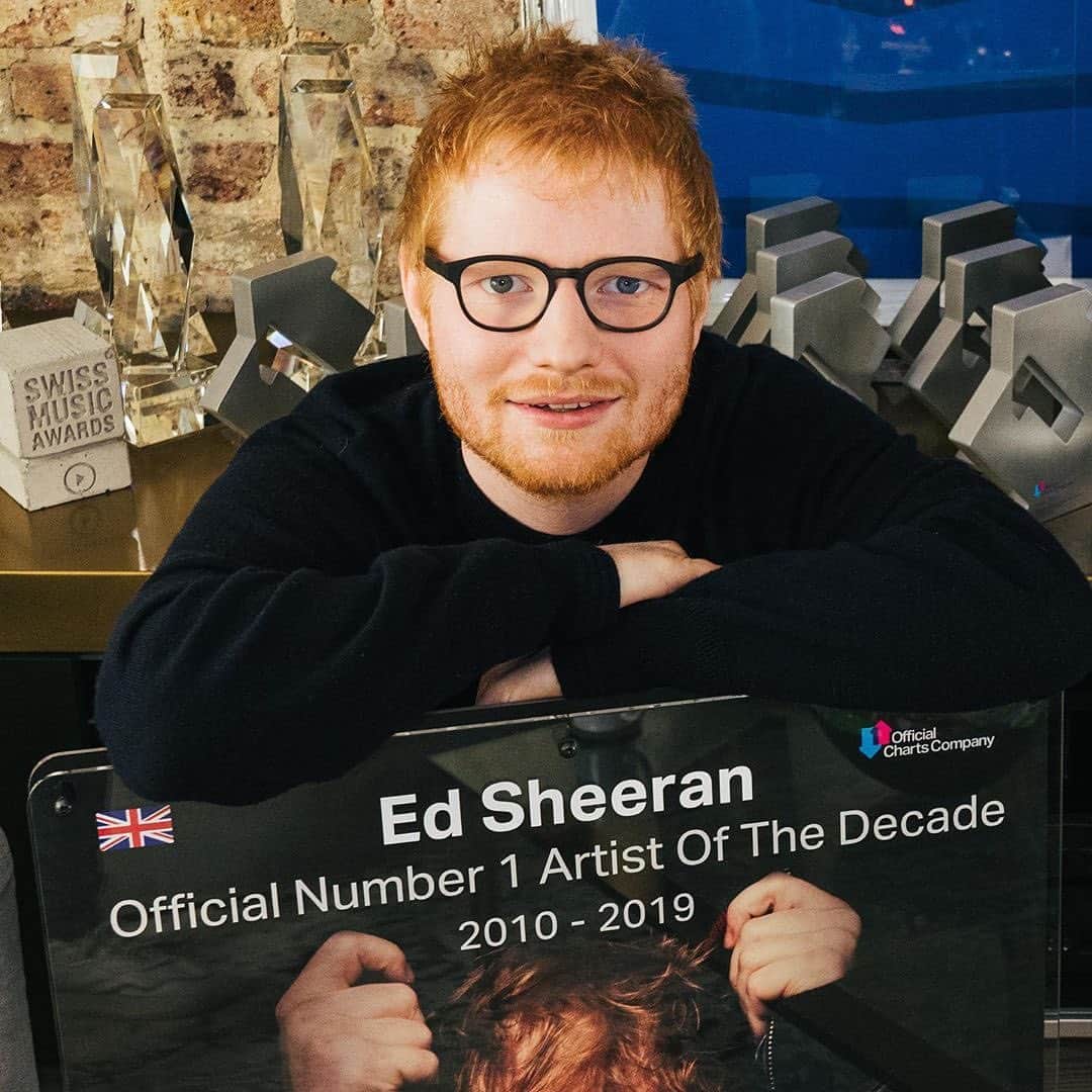 ワーナーミュージック・ジャパン洋楽さんのインスタグラム写真 - (ワーナーミュージック・ジャパン洋楽Instagram)「【Ed Sheeran】 エド・シーランがUKの2010年代で1番のアーティストである「Official Number 1 Artist of the Decade」に選ばれました‼️ ✨ 「The Official Biggest Singles of the Decade 2010-2019」のトップ5になんとヒット曲「シェイプ・オブ・ユー」、「シンキング・アウト・ラウド」、「パーフェクト 」が3曲が入りました🏆⭐️ ✨ 見事な記録を残した彼は、「この10年間僕をサポートし続けてくれた人々に本当に感謝している、特に僕の最高なファンの皆さんにね。ここから次の10年もよろしく！」とコメント😊 #edsheeran #officialcharts #artistofthedecade #decade #shapeofyou #thinkingoutloud #perfect #10years #エドシーラン #シェイプオブユー #シンキングアウトラウド #パーフェクト  #洋楽」12月12日 16時36分 - warnermusicjp_intl