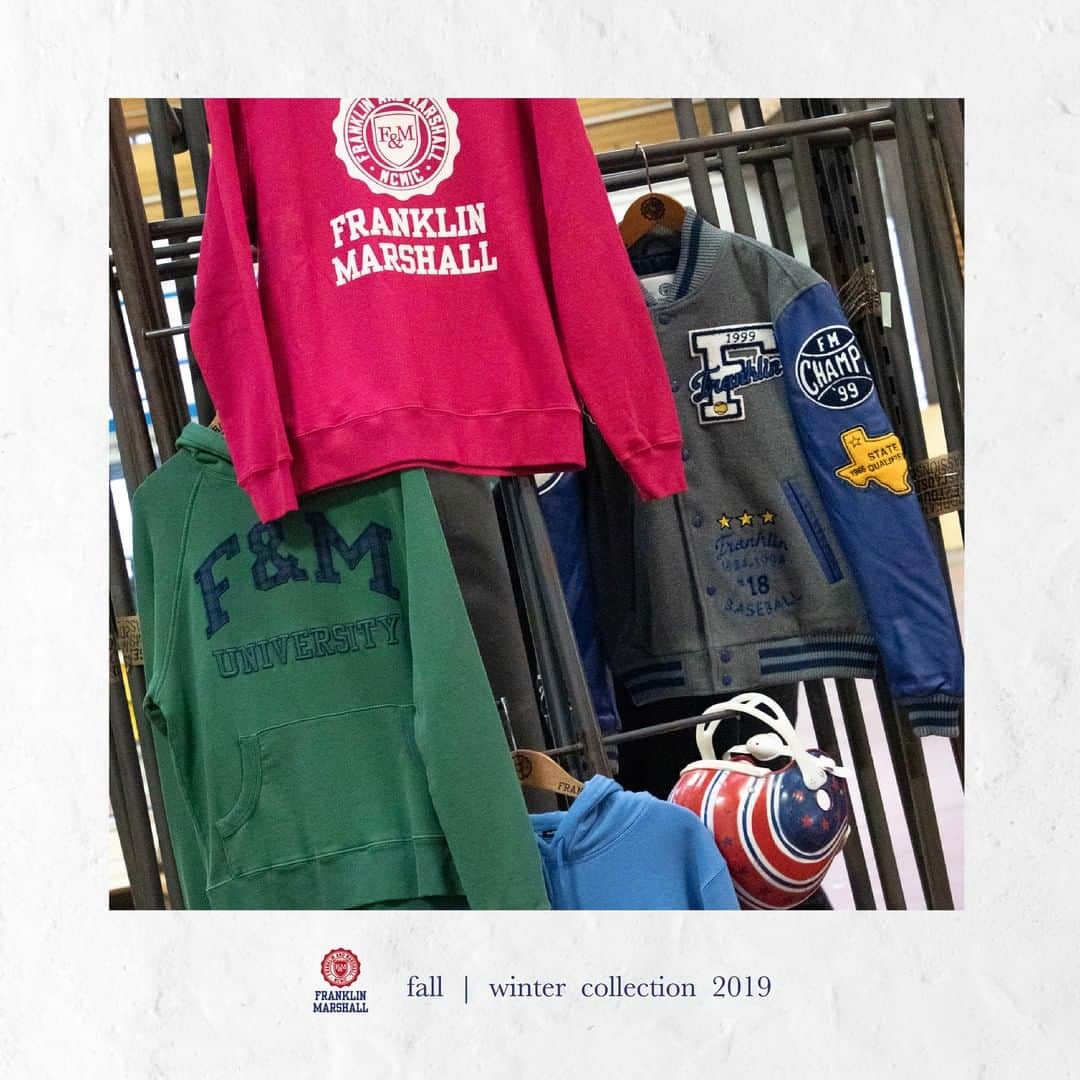 フランクリン&マーシャルのインスタグラム：「FRANKLIN & MARSHALL | SPORTSWEAR ATTITUDE⁠ .⁠ .⁠ .⁠ #franklinandmarshall #sportswear #sportswearattitude #vintagegoods #sportsgoods」