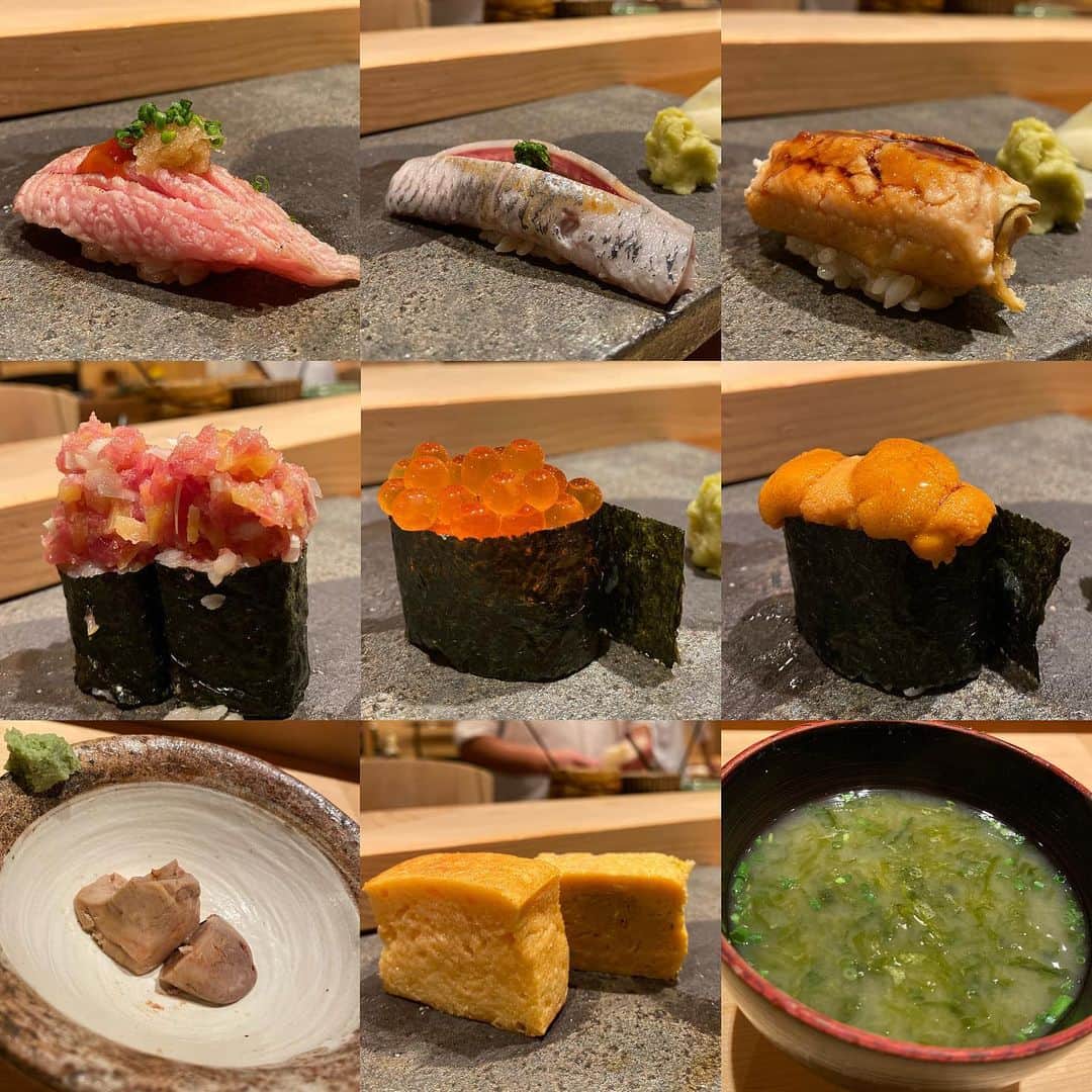 紗蘭さんのインスタグラム写真 - (紗蘭Instagram)「こないだのさらるなあやみ鮨会🍣♥️ 最近美味しいお鮨探すのにハマってて、焼肉以外もちゃんと食べるようになった🤭w ここは『三宿の寿司えん』ってお店だよ✨(スワイプしてね♡) どれも美味しくてコスパが最強だた🥺✨ 絶対また行く！！！ #三宿の寿司えん #すしすたぐらむ #鮨　#寿司」11月18日 17時58分 - saracchidayo