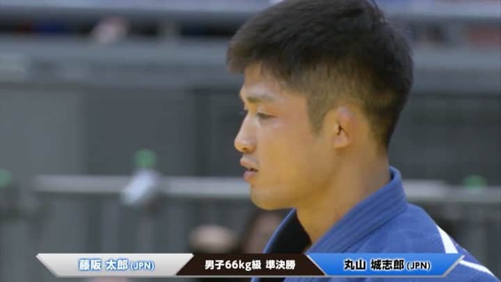 テレビ東京「柔道」のインスタグラム：「・ #グランドスラム大阪 まで4日🔥 ・ 【Play back grandslam Osaka2018】 男子66キロ級 #丸山城志郎 選手（#ミキハウス)  初戦から圧倒的な柔道🔥🔥 決勝では #阿部一二三 選手を 延長の末巴投で下し、大会初優勝‼️ ・ 今回優勝すれば東京五輪内定の可能性も👏 ・ 丸山選手が出場する66キロ級は 大会1日目22日（金）に行われます‼️ ・ #テレビ東京 #柔道 #11月22日開幕 #JudoOsaka #JoshiroMaruyama」