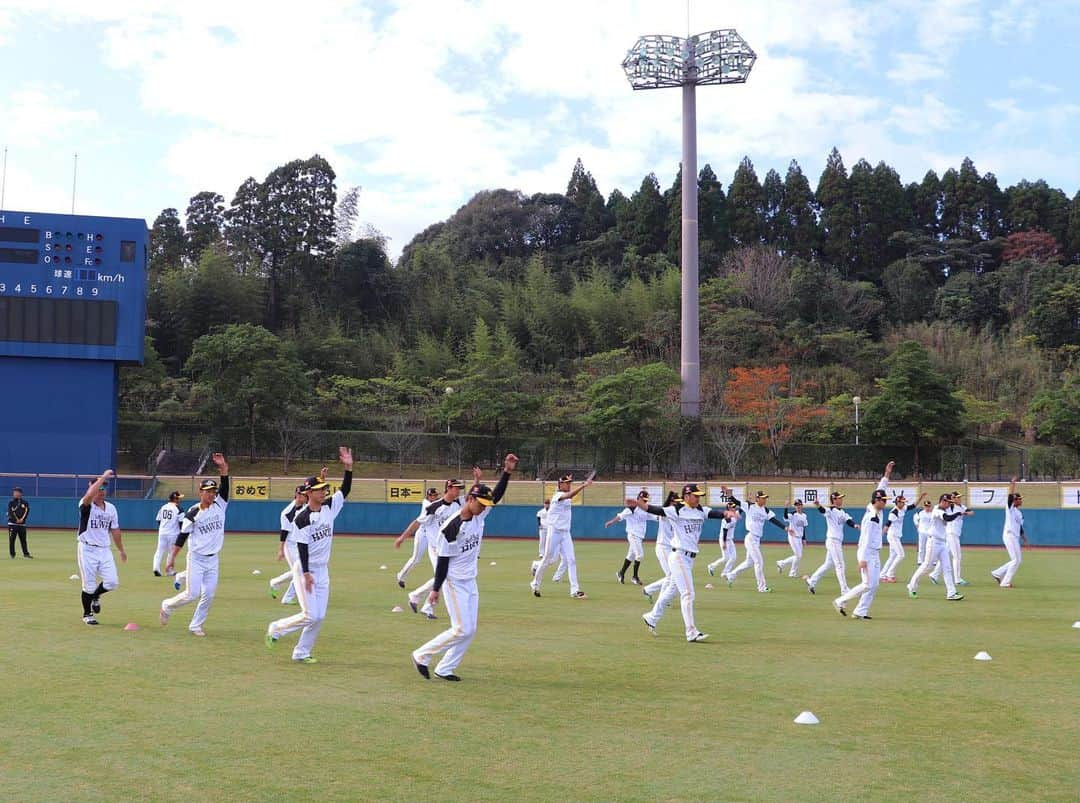 福岡ソフトバンクホークスさんのインスタグラム写真 - (福岡ソフトバンクホークスInstagram)「#宮崎秋季キャンプ2019 #第5クール1日目 #softbankhawks #ホークス #奪sh」11月18日 21時11分 - softbankhawks_official