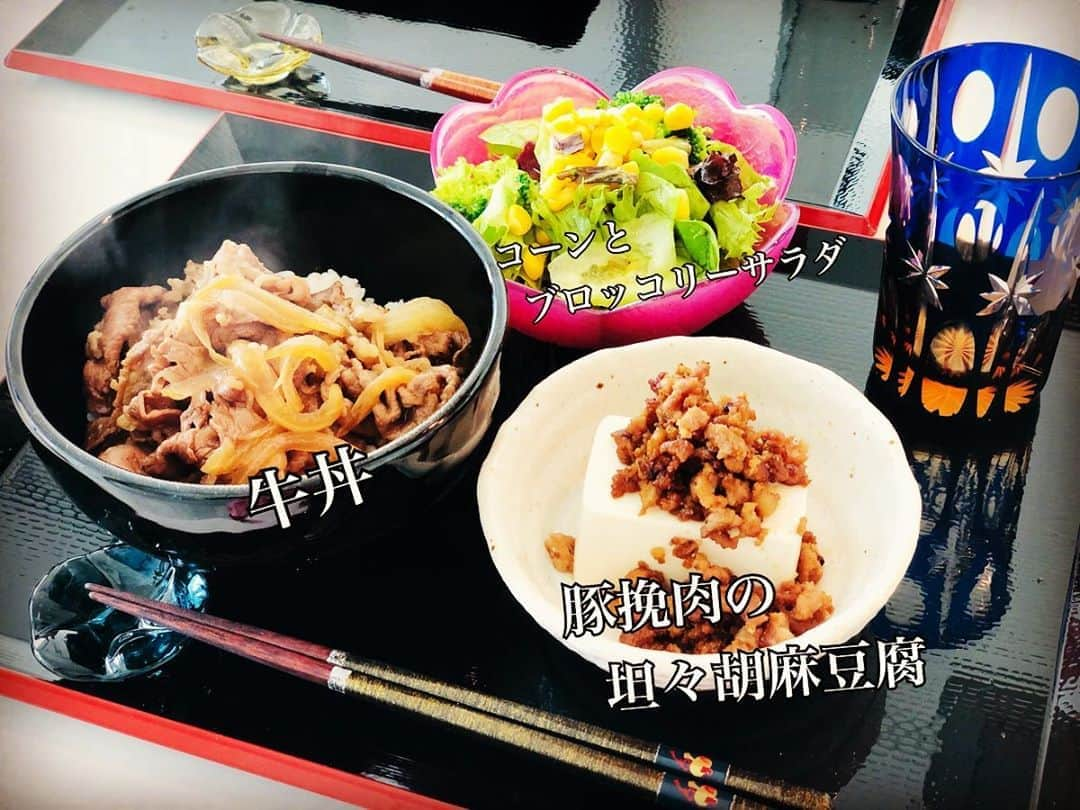 平愛梨さんのインスタグラム写真 - (平愛梨Instagram)「牛肉スライスは牛丼か牛肉うどんになりがち😅  豚挽肉の坦々胡麻豆腐は加藤シェフのファットアダプトレシピ✨  https://cuore-fatadapt.com  #平飯#牛丼#豚挽肉#ファットアダプト」11月18日 22時23分 - harikiri_tairi