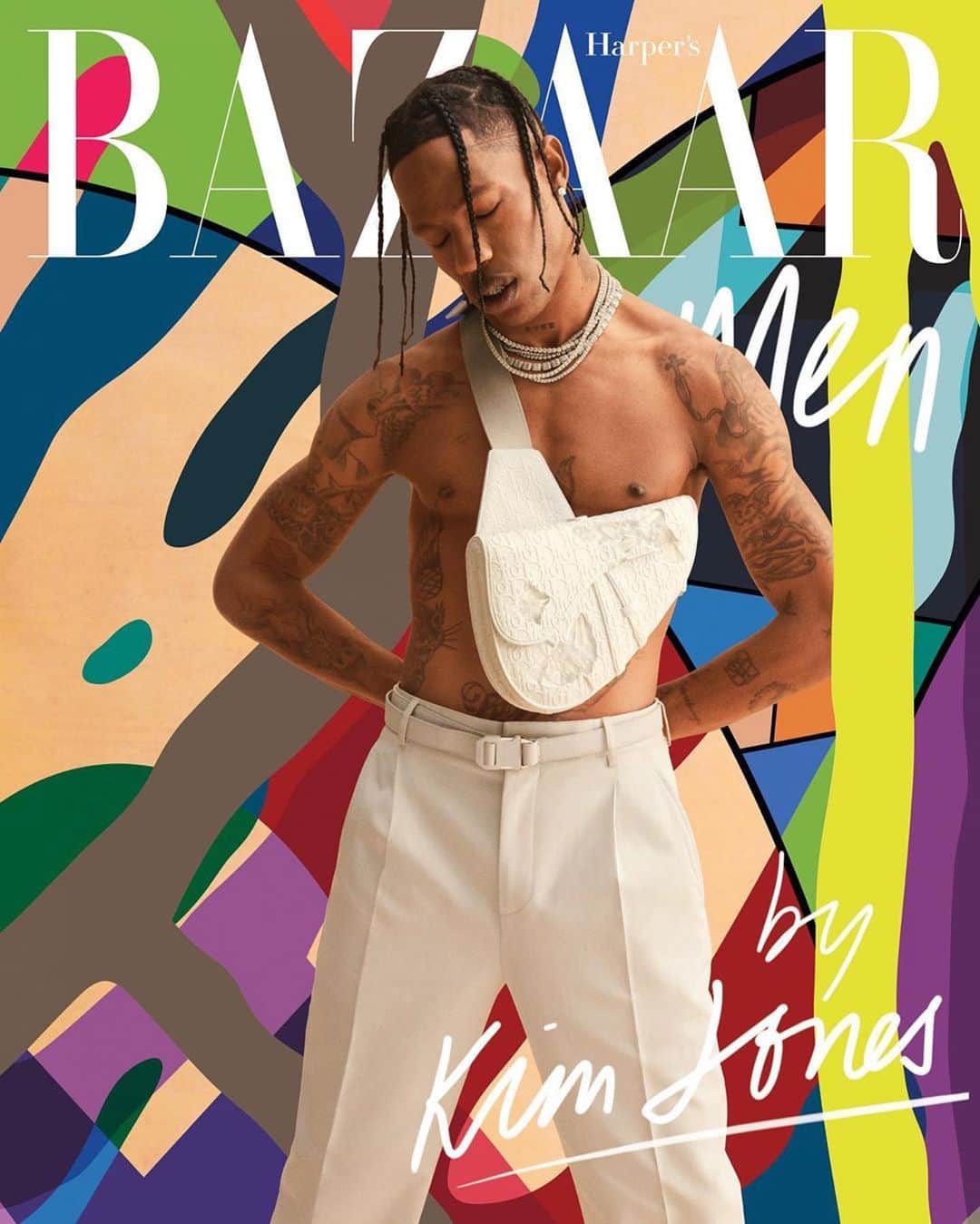 KAWSONEさんのインスタグラム写真 - (KAWSONEInstagram)「Thanks @mrkimjones ! #Repost @mrkimjones ・・・ I’m happy to announce the first @harpersbazaarus men’s issue guest edited by Me ! @travisscott photographed by @_hugoscott  with artwork by @kaws  with special thanks to @glendabailey @nicolefritton #kaws」11月18日 23時01分 - kaws