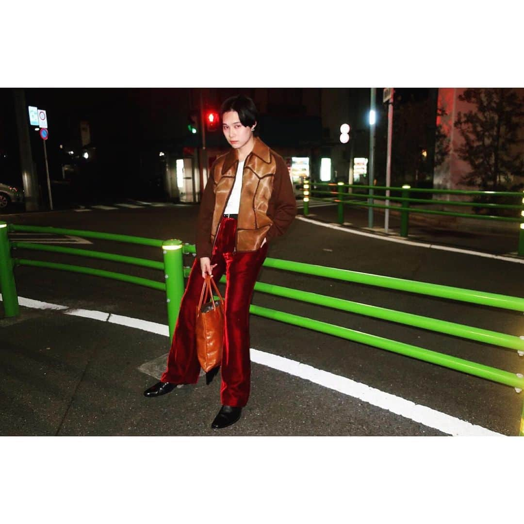 MARKさんのインスタグラム写真 - (MARKInstagram)「#ootd #fashion #coordinate #fashion #commedesgarcons #facetasm #saintlaurent #needles」11月18日 23時14分 - mark_asakawa