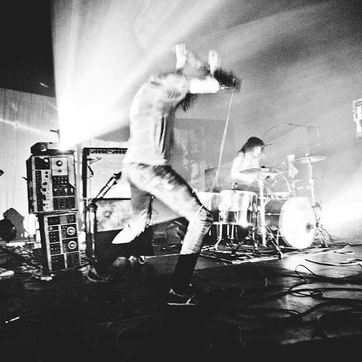 A Place to Bury Strangersのインスタグラム：「Repost • @8mmbar It's no longer a secret, A Place To Bury Strangers play Live Tonight at 8MM. After closing down Synästhesie festival with an epic show last night, APTBS is back tonight to get loud at 8MM with full light show and everything... Tickets on sale at the door. doors: 19:00 / show: 20:30 / DJ: 22:00 All of you who could or couldn't make it to the festival will not want to miss this. After-party with DJ Jeff Collier- Post-Punk/ Glam / Rock n Roll #aplacetoburystrangers #synästhesie」
