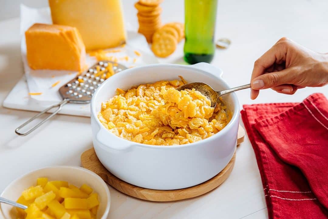 Dole Packaged Foods（ドール）のインスタグラム：「This Southern classic Pineapple Casserole is a scrumptious balance of sweet & savory, and definitely deserves a spot on your Thanksgiving table! Be sure to tag us so we can see your lovely creations! 🦃」