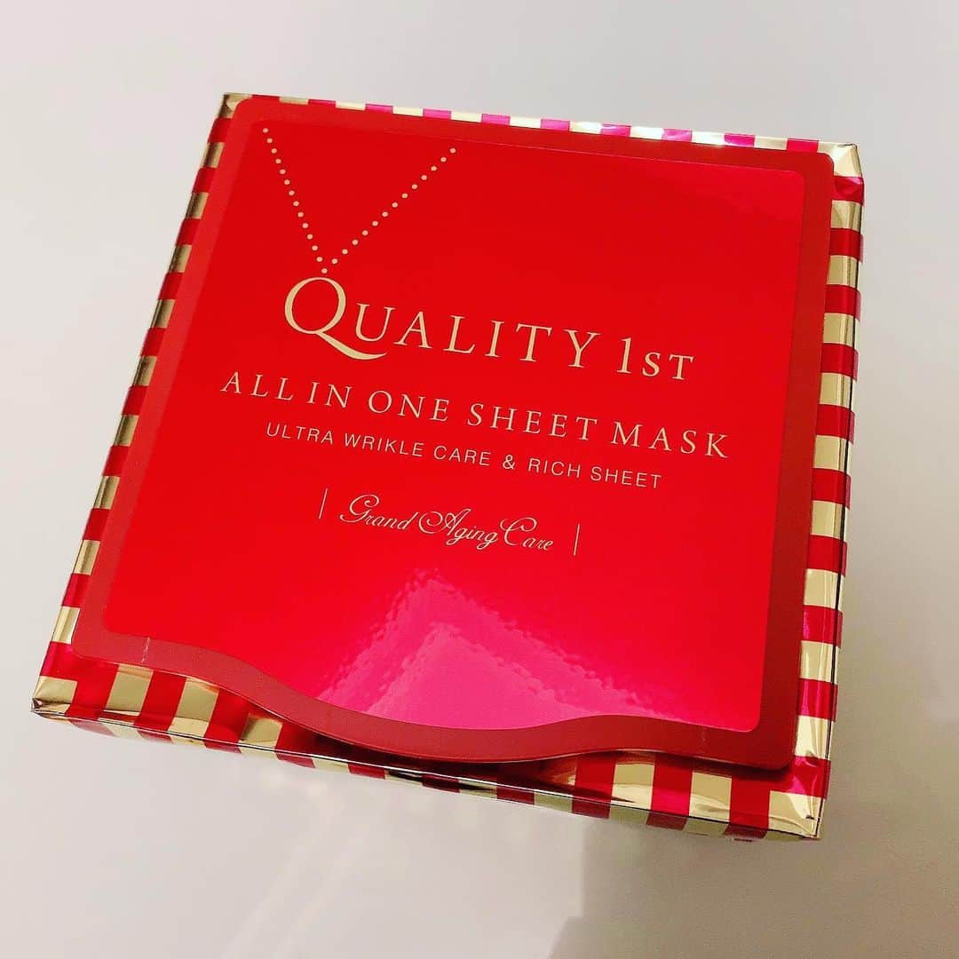 のインスタグラム：「あいあい、めぐちに勧められて買った！  #quality1st」