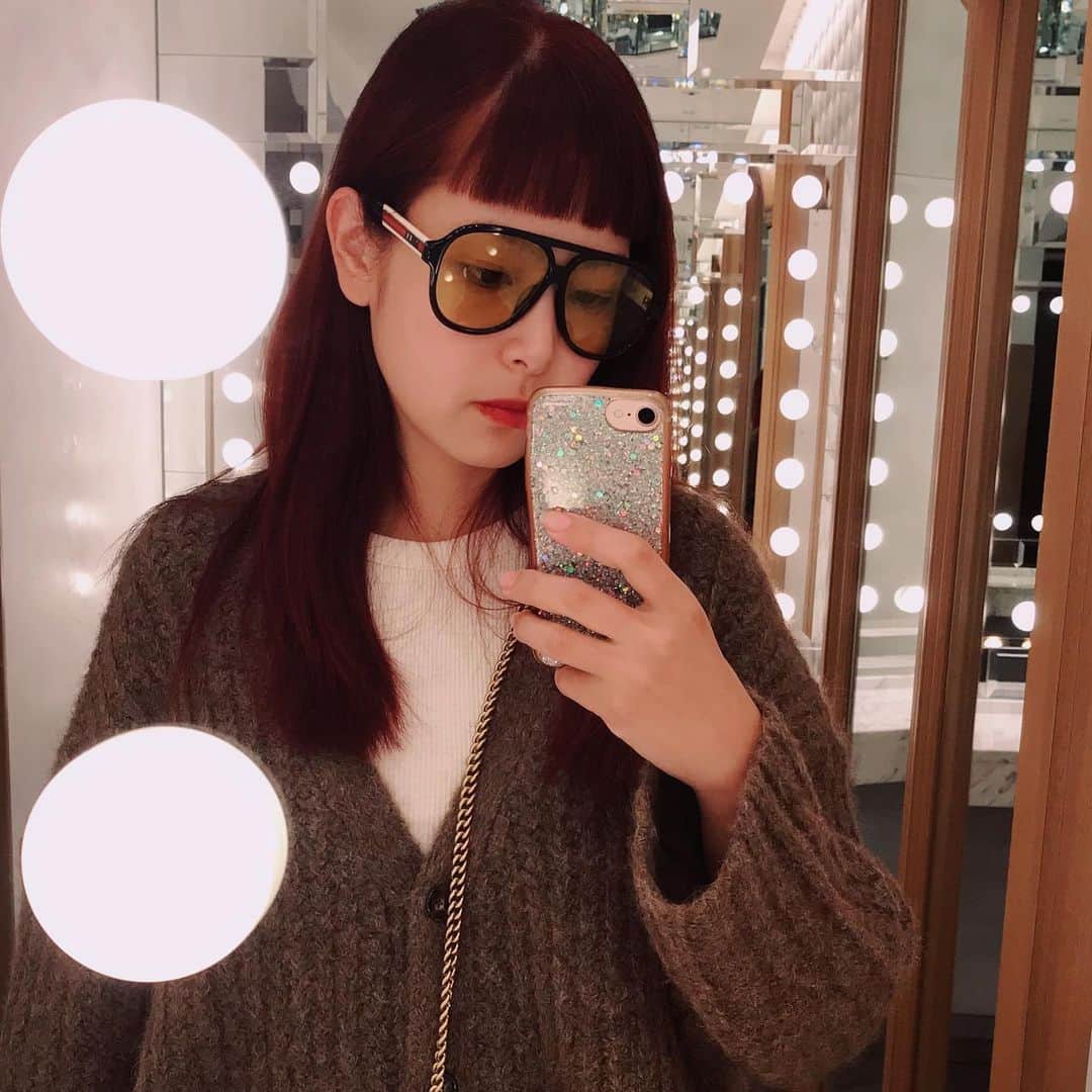 知念美加子さんのインスタグラム写真 - (知念美加子Instagram)「New hair❤️❤️❤️ ・ ・ カラーはオレンジレッド、安定のオン眉に、毛先もパツンと重めにしました🍊 ・ ・ #newhair #hairstyle」11月19日 0時42分 - chinenmikako