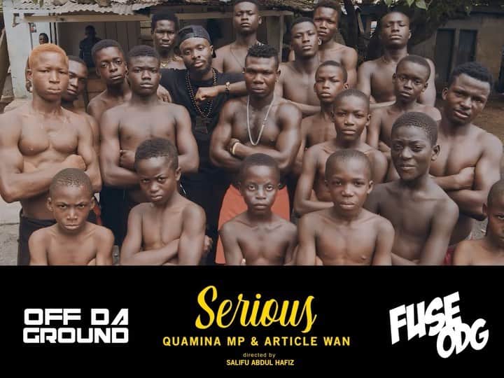 Fuse ODGのインスタグラム：「OUT 9PM GMT (Ghana Man Time)  Ft. @quaminamp_  @articlewani  #RoadToGhana EP OUT NOW」