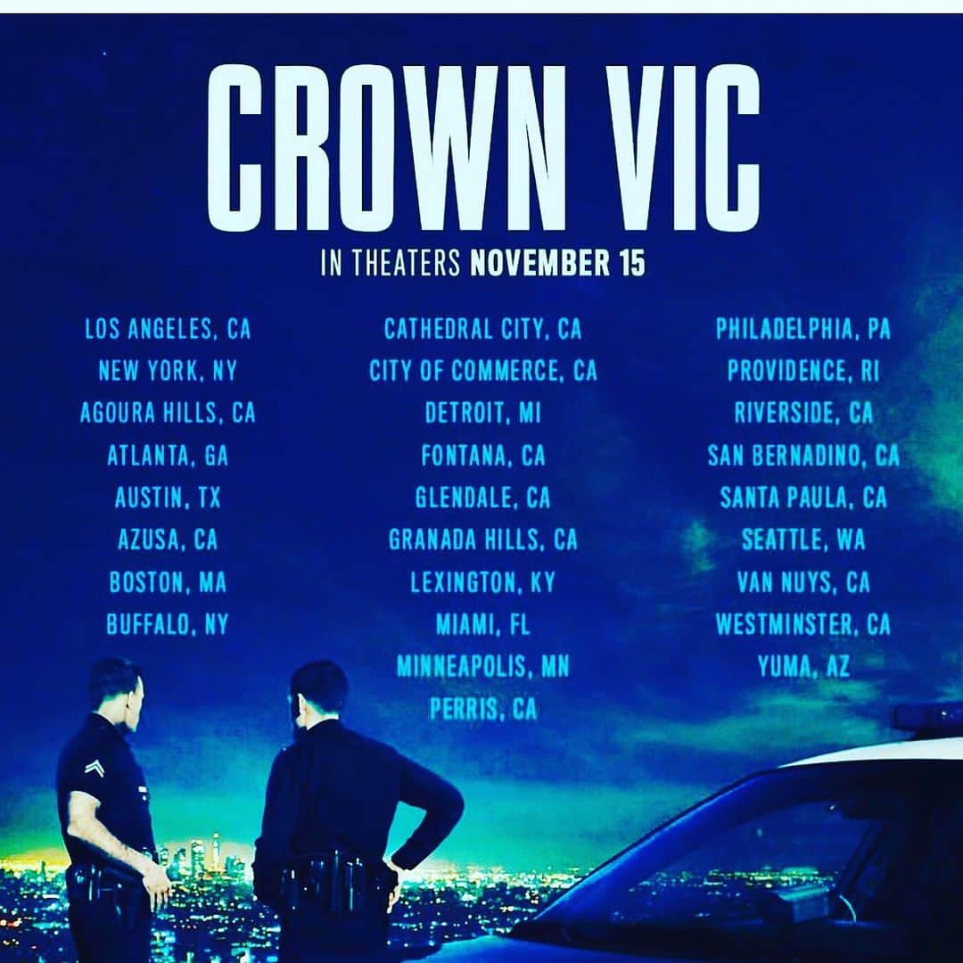 ジョシュ・ホプキンスさんのインスタグラム写真 - (ジョシュ・ホプキンスInstagram)「Please come join me and my great friend @greggbello in Lexington for a screening of our film @crownvicthemovie @thekentuckytheater tomorrow night (Tuesday, Nov 19). I hope to see you there but remember this is an R rated film and not for the faint of heart. Looking forward to seeing you!」11月19日 5時07分 - mrjoshhopkins