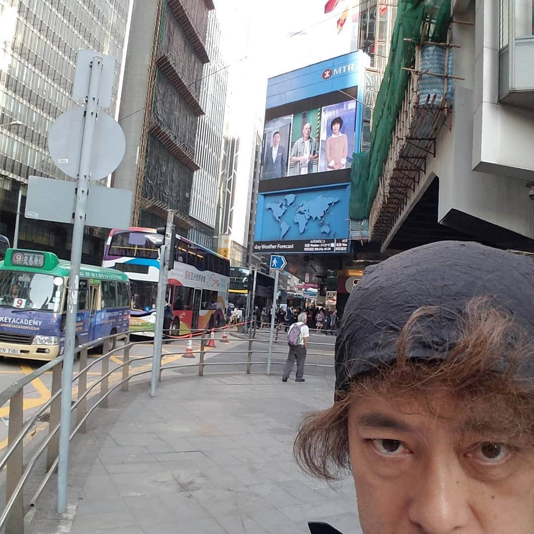のインスタグラム：「規制されてますね、封鎖されるかな、  #勝田一樹 #kazukikatsuta  #香港中環」