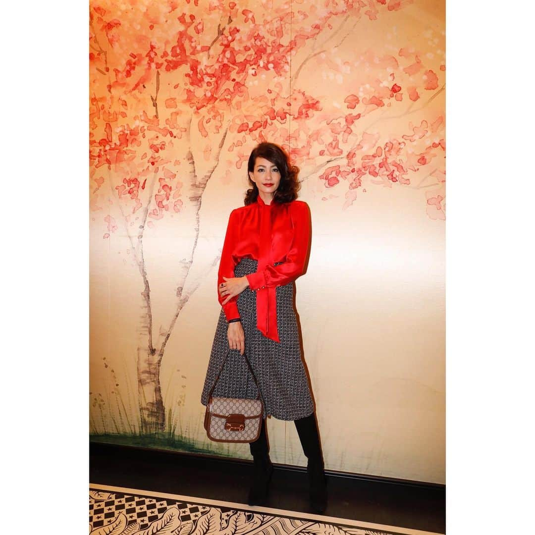 RINAさんのインスタグラム写真 - (RINAInstagram)「GUCCI  OPENING RECEPTION PARTY❤️ 渋谷PARCO #gucci #parco_shibuya_official」11月19日 21時06分 - rina_karina0417