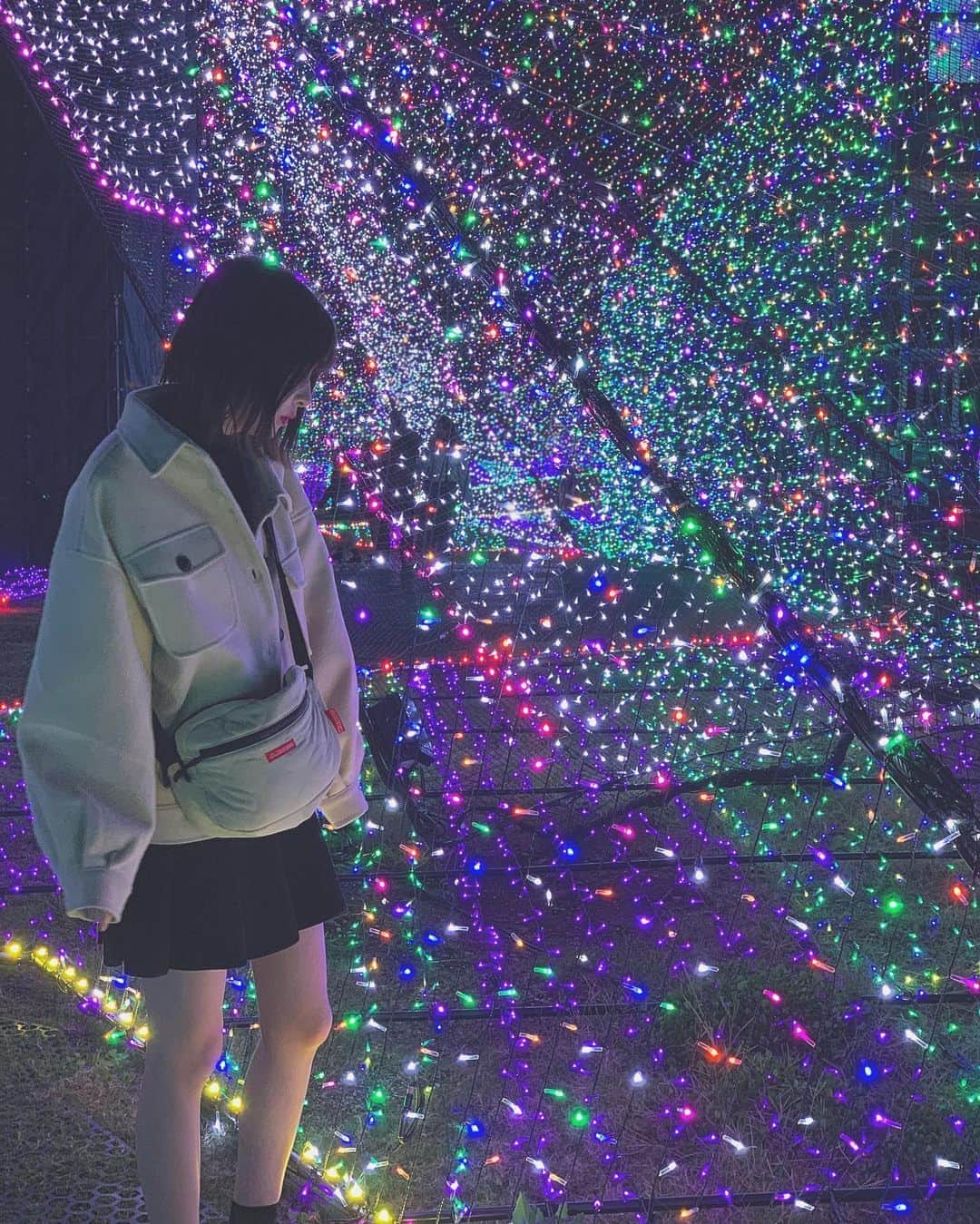 のインスタグラム：「. イルミネーション行ってきた❣️」