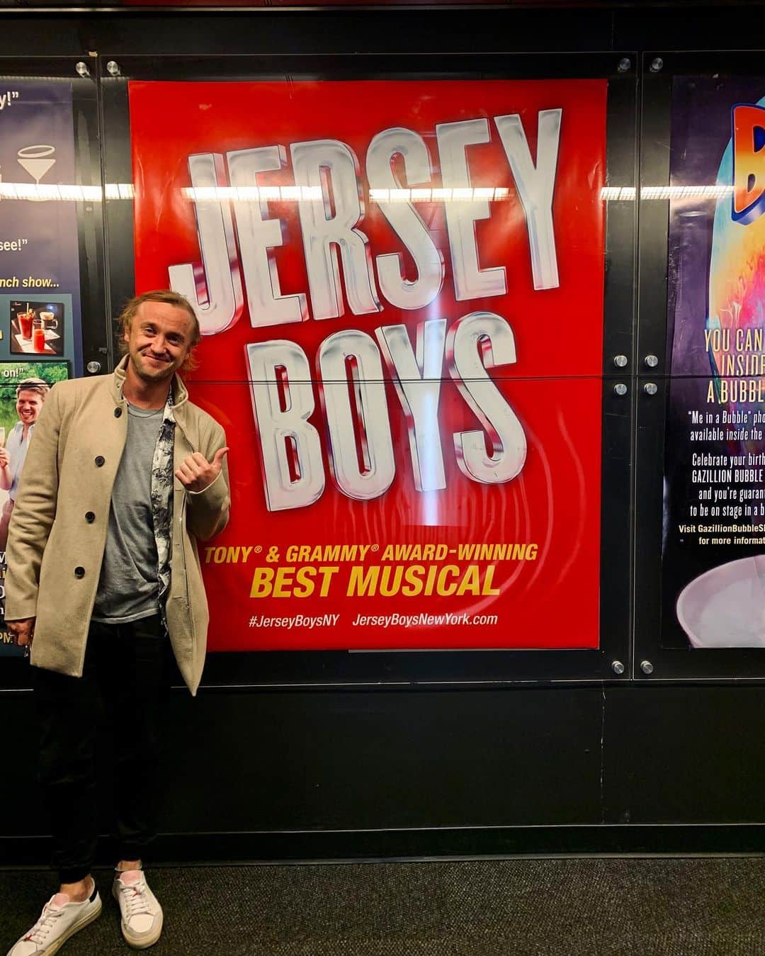 トム・フェルトンさんのインスタグラム写真 - (トム・フェルトンInstagram)「Best Yet. Bravo @jerseyboysbroadway」11月19日 12時16分 - t22felton