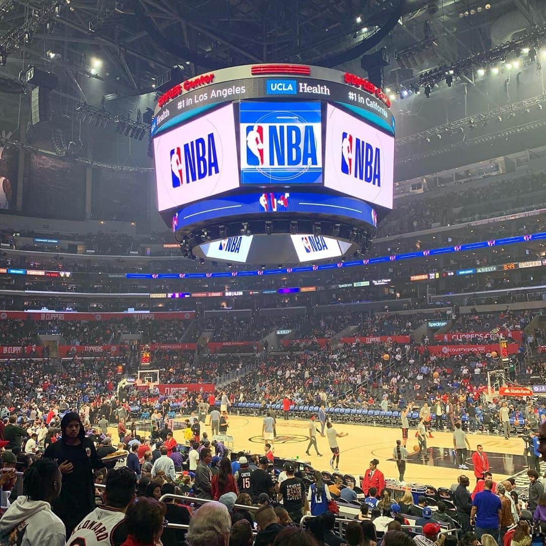 オ・チャンソクさんのインスタグラム写真 - (オ・チャンソクInstagram)「#NBA #staplescenter」11月19日 12時41分 - ohchangseokk