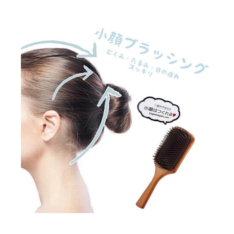 小顔科学研究所 さんのインスタグラム写真 - (小顔科学研究所 Instagram)「【小顔になるには頭皮ケアも大切！】﻿ ﻿ お顔と頭は一枚の皮で繋がっています。﻿ だからこそお顔だけではなく、頭部のケアも﻿ とっても大切です☺︎💎﻿ ﻿ 頭頂部には帽状腱膜（ぼうじょうけんまく）という﻿ 筋膜があります。﻿ そして、前頭筋、側頭筋、後頭筋の﻿ ３つの筋肉と繋がり合っています。﻿ この３つの筋肉は、頭部の血液を流す﻿ ポンプの役割をしています。﻿ ﻿ だから頭皮がカチカチに凝り固まると、﻿ このポンプ機能が働かず、血行不良に💦﻿ 帽状腱膜もピーンと引っ張られ、﻿ 頭蓋骨に張り付いてしまいます。﻿ ﻿ その結果、老廃物が溜まり、﻿ 顔がどんどんむくみ、輪郭がたるんでしまうのです💆‍♀️﻿ ﻿ ブラッシングをする事で、﻿ 凝り固まった頭皮に刺激を与え、﻿ 血行を良くしてあげましょう✨﻿ ﻿ 朝晩2回、下から上へ生え際から﻿ 頭頂部に向かってブラッシングするのがオススメです♪﻿ ﻿ 目の疲れにも効果的です👁✨﻿ ﻿ いつも普通にやっているブラッシングですが、﻿ 意識して小顔への近道を🌱﻿ ﻿ ﻿ 小顔科学研究所では﻿ ついに！ご要望をたくさん頂いていた﻿ 人気の圧倒的小顔矯正、﻿ 圧倒的小顔矯正フルコースの﻿ 分割払いの受付スタート致しました⭐️﻿ ﻿ 月々7,400円〜ご案内可能です！﻿ ﻿ ぜひお問い合わせお待ちしております！﻿ ﻿ .﻿ ┈┈┈┈┈┈┈┈┈┈┈┈┈┈┈┈┈┈ ﻿ #小顔 #小顔矯正 #骨盤矯正 #小顔科学研究所 #痛くない小顔矯正  #小顔効果 #小顔はつくれる #芸能人御用達 #美容 #整体 #美容整体  #顔の歪み #むくみ #たるみ  #表参道小顔矯正 #名古屋小顔矯正 #美容鍼 #歪み　#キャンペーン #モニター募集中 #分割払い ﻿」11月19日 13時19分 - kogaokagaku