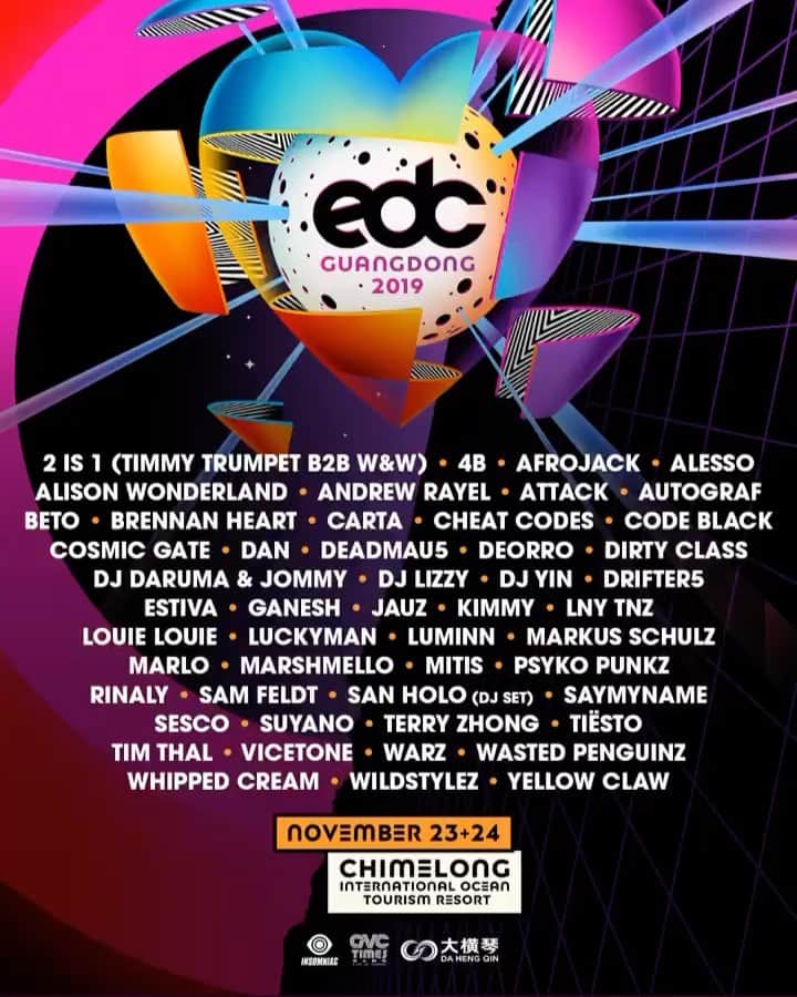 DJ DARUMAのインスタグラム：「Sunday EDC China🇨🇳🔥🏠🔊 /////// @edc__china」