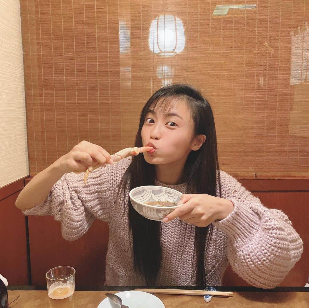 小島瑠璃子さんのインスタグラム写真 - (小島瑠璃子Instagram)「🦀 蟹らぶ。蟹の季節到来！！」11月19日 17時47分 - ruriko_kojima