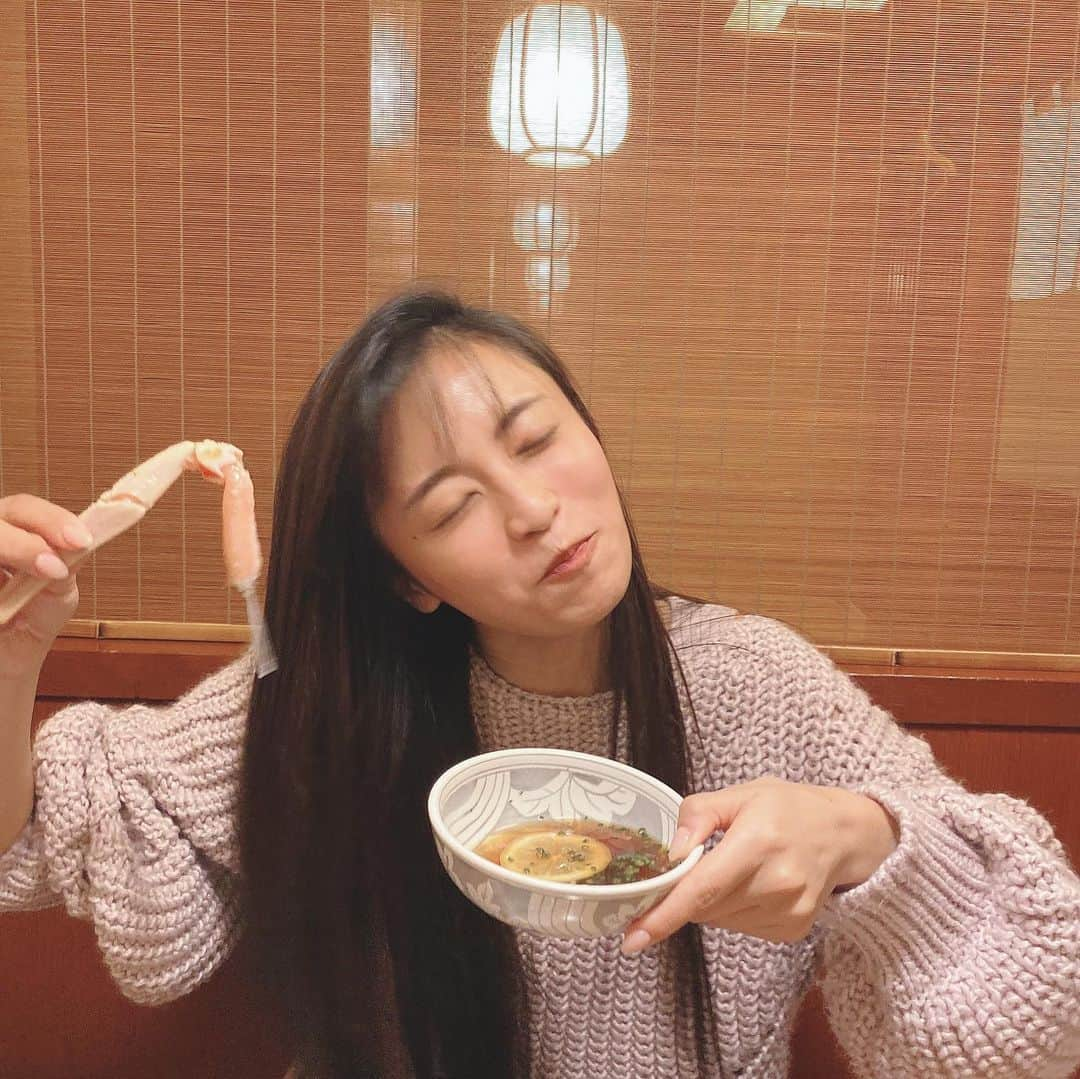 小島瑠璃子さんのインスタグラム写真 - (小島瑠璃子Instagram)「🦀 蟹らぶ。蟹の季節到来！！」11月19日 17時47分 - ruriko_kojima