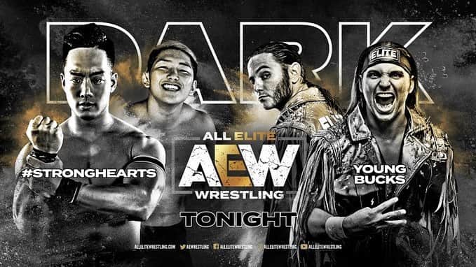 ニック・ジャクソンのインスタグラム：「Tonight airing on YouTube for AEW Dark.」