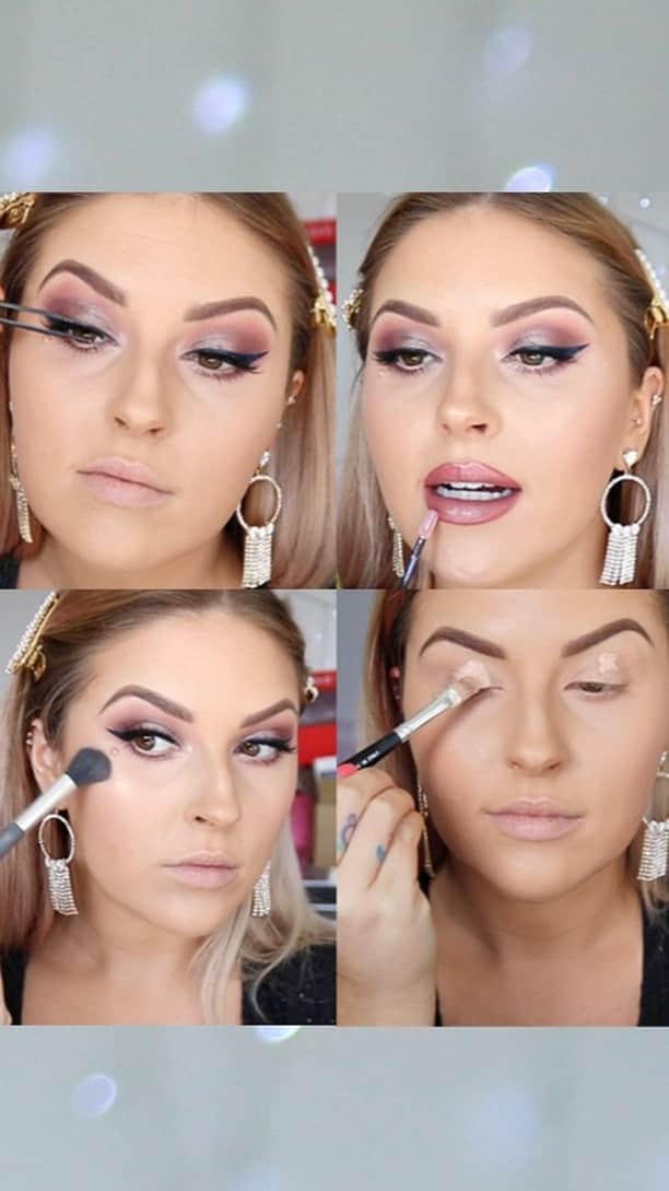 Shannonのインスタグラム：「Do you think you would give it a try? I would love to see.... 😍 ~ 🔹 @xobeautyshop lip balm (favs) 🔷 @benefitnz kabrow eyebrow pomade and brush 🔹 @urbandecaycosmetics brow gel 🔷 @plouise_makeup_academy base 🔹 @xobeautyshop #heapsofsweets palette 🔷 @stilacosmetics blue liner 🔹 @marcjacobsbeauty mascara 🔷 @xobeautyshop the rebel lash & applicator 🔹 @tartecosmetics park ave princess 🔷 @maccosmetics contour kit 🔹 @benefitnz cheekleaders palette 🔷 @tartecosmetics fake awake 🔹 @xobeautyshop kelly lipliner 🔷 @xobeautyshop saudade lipstick 🔹 @ilmakiage x @carlibel gloss 🔷 @misslolacom outfit & accessories ~ WIN: Comment something sweet on 6 of my recent instagram posts, like the pics, and i'm gonna send one of you a bundle of new makeup! Winner announced next week on IG stories 🎶 @LVTHERmusic - Some Kind Of Magic [@monstercat]」