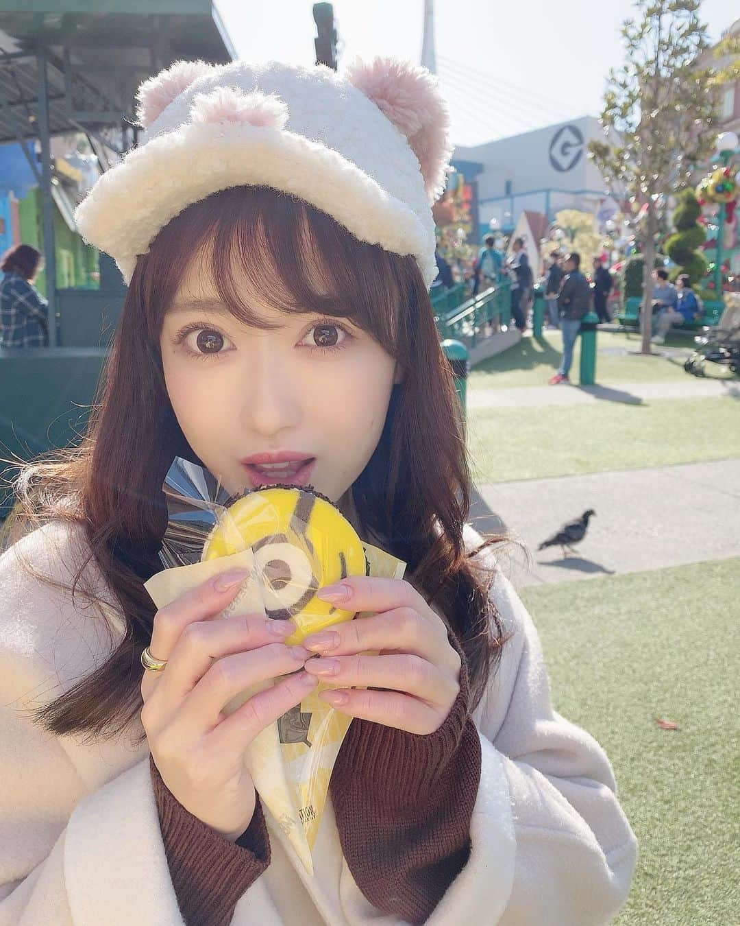 mami 宝島社さんのインスタグラム写真 - (mami 宝島社Instagram)「初ユニバ 🧾♡ ミニオン食べた🍌🍌 #USJ #ユニバーサルスタジオジャパン  #ミニオン　#🍌」11月19日 21時45分 - mm.920k