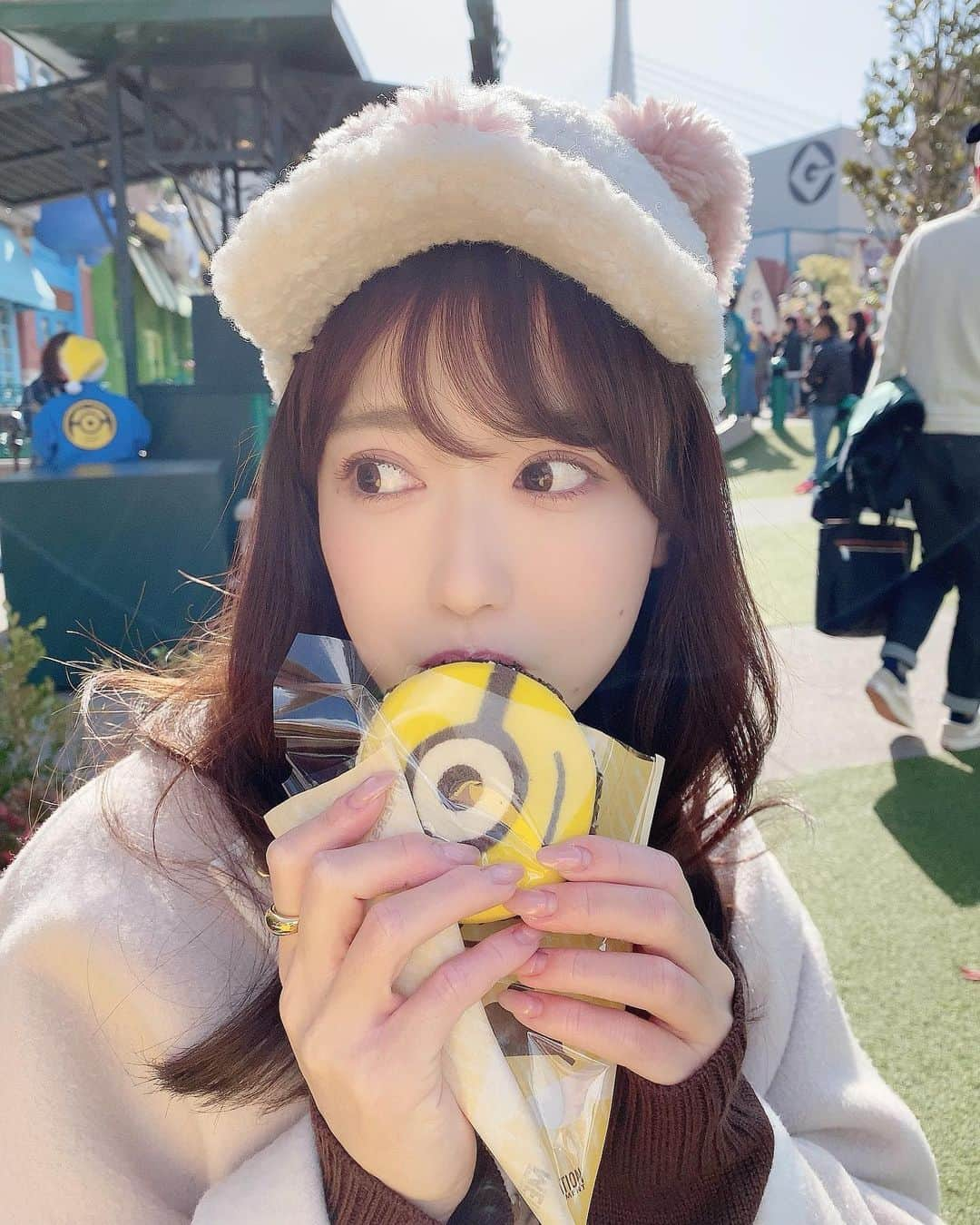 mami 宝島社さんのインスタグラム写真 - (mami 宝島社Instagram)「初ユニバ 🧾♡ ミニオン食べた🍌🍌 #USJ #ユニバーサルスタジオジャパン  #ミニオン　#🍌」11月19日 21時45分 - mm.920k