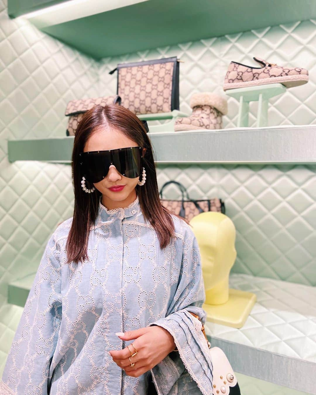 谷まりあさんのインスタグラム写真 - (谷まりあInstagram)「渋谷パルコ😍💕 @gucci #gucci渋谷PARCO」11月19日 22時13分 - mariaaaa728