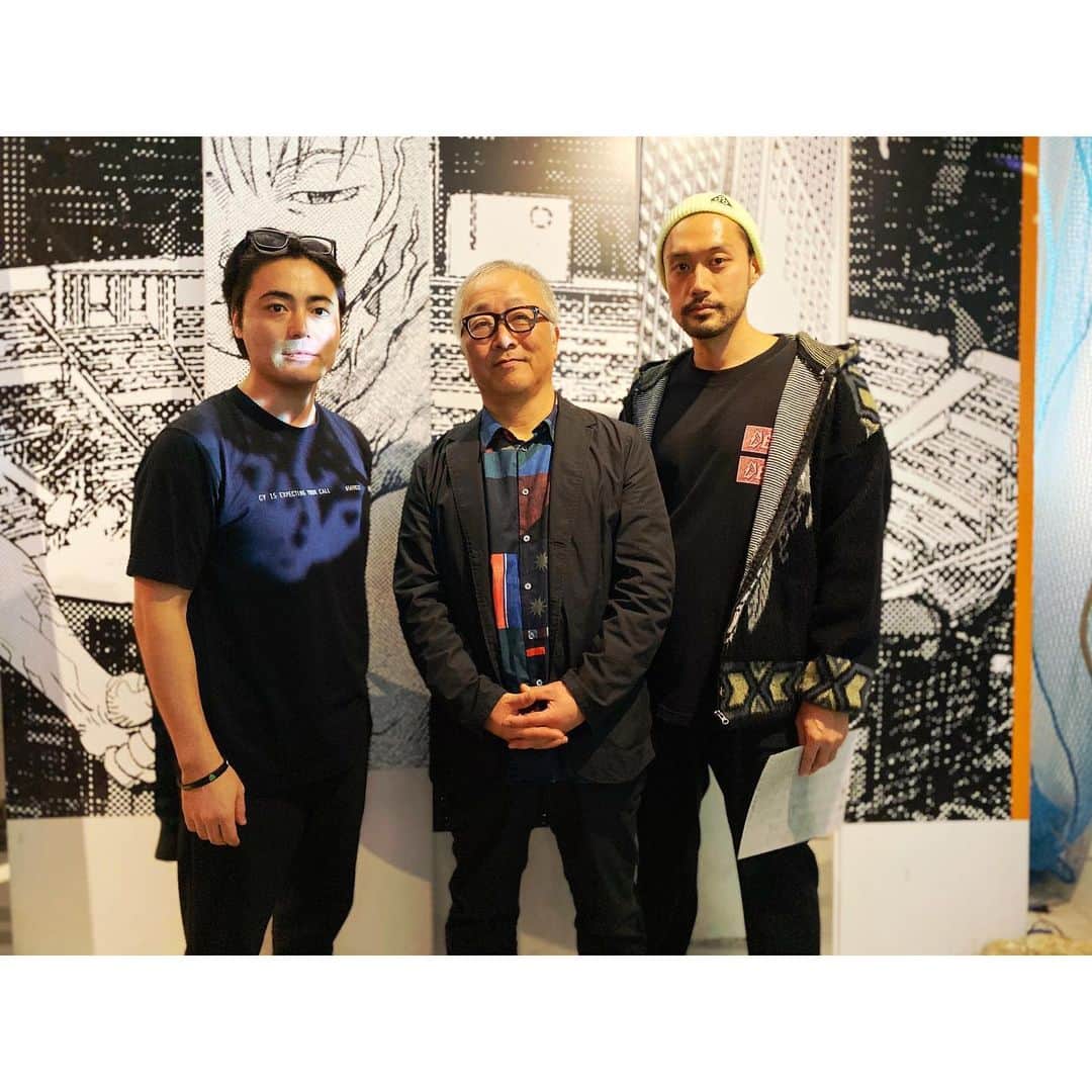 のインスタグラム：「大友克洋さんに会えて感激しました。  AKIRA やっぱり好き WAVE  やっぱり好き  孝之ありがとう  @takayukiyamadaphoto  #parco #akira #wave #shibuya #parco渋谷 パルコ渋谷　#パルコ　#アキラ　#大友克洋　#friend #ありがとう」