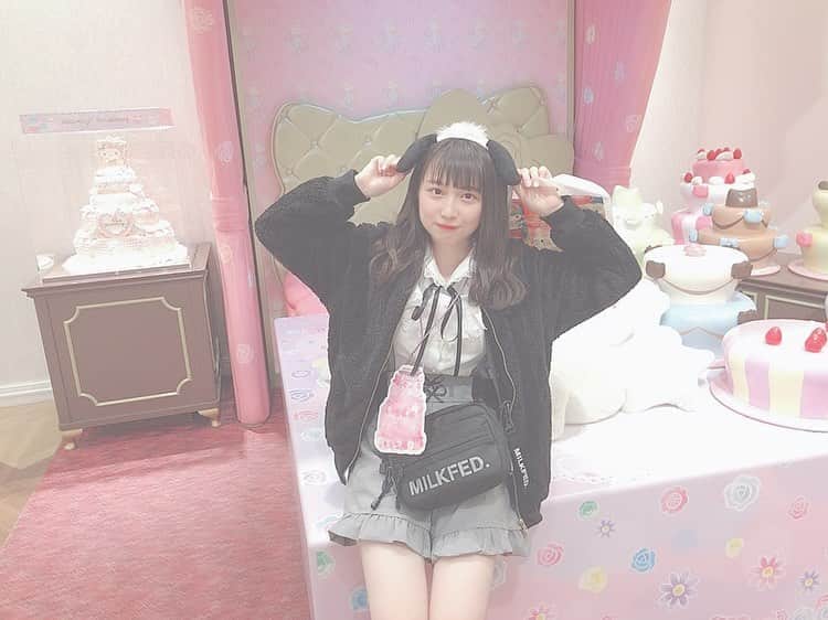 山田杏華のインスタグラム：「﻿ キティちゃんのお家🎀」